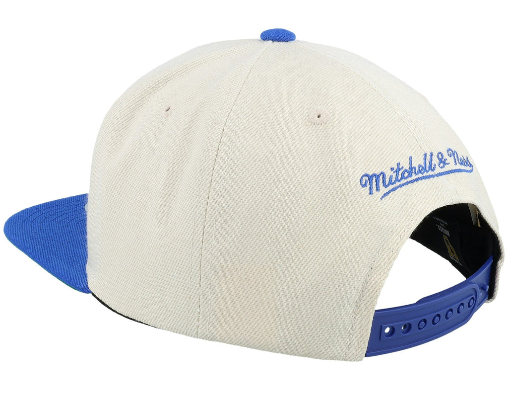 MENS MITCHELL & NESS NHL SPEED ZONE SNAPBACK VNTG BLUES - OFF WHITE