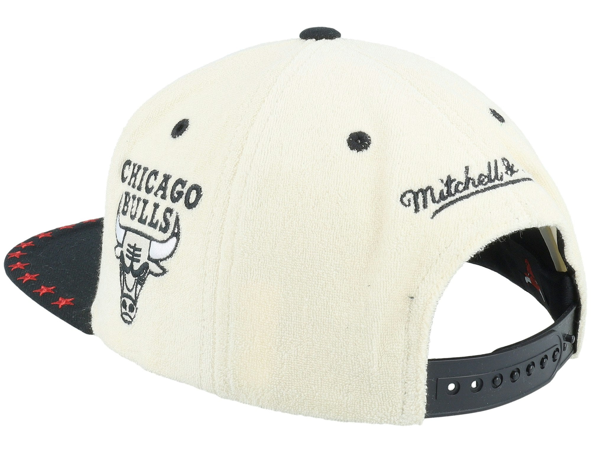 MENS MITCHELL & NESS NBA DUNE ROYAL SNAPBACK BULLS - OFF WHITE