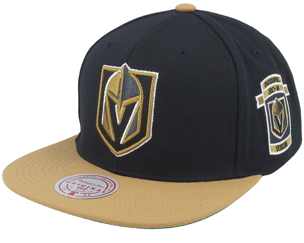 Mens Mitchell & Ness NHL 2 TONE SIDE PATCH SNAPBACK KNIGHTS
