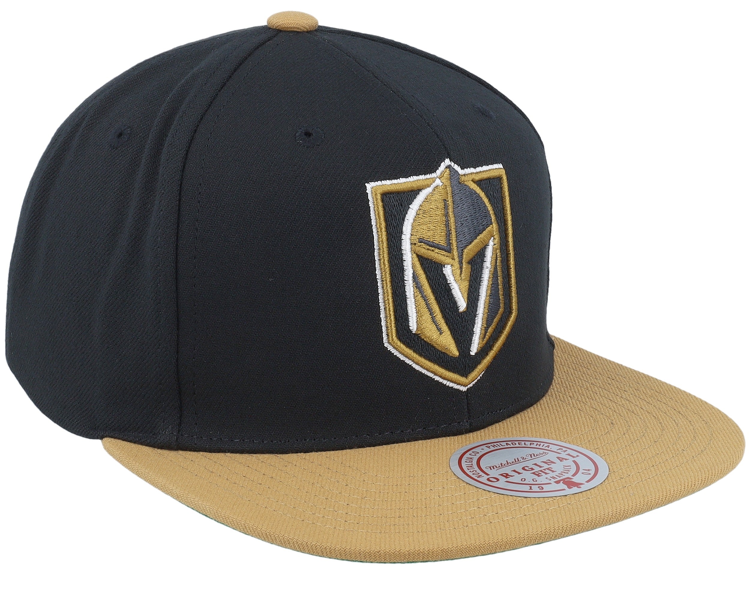 Mens Mitchell & Ness NHL 2 TONE SIDE PATCH SNAPBACK KNIGHTS