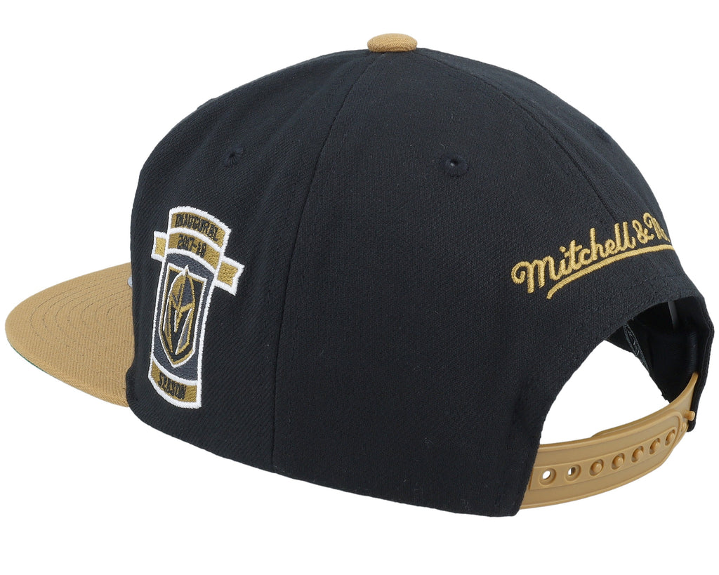 Mens Mitchell & Ness NHL 2 TONE SIDE PATCH SNAPBACK KNIGHTS