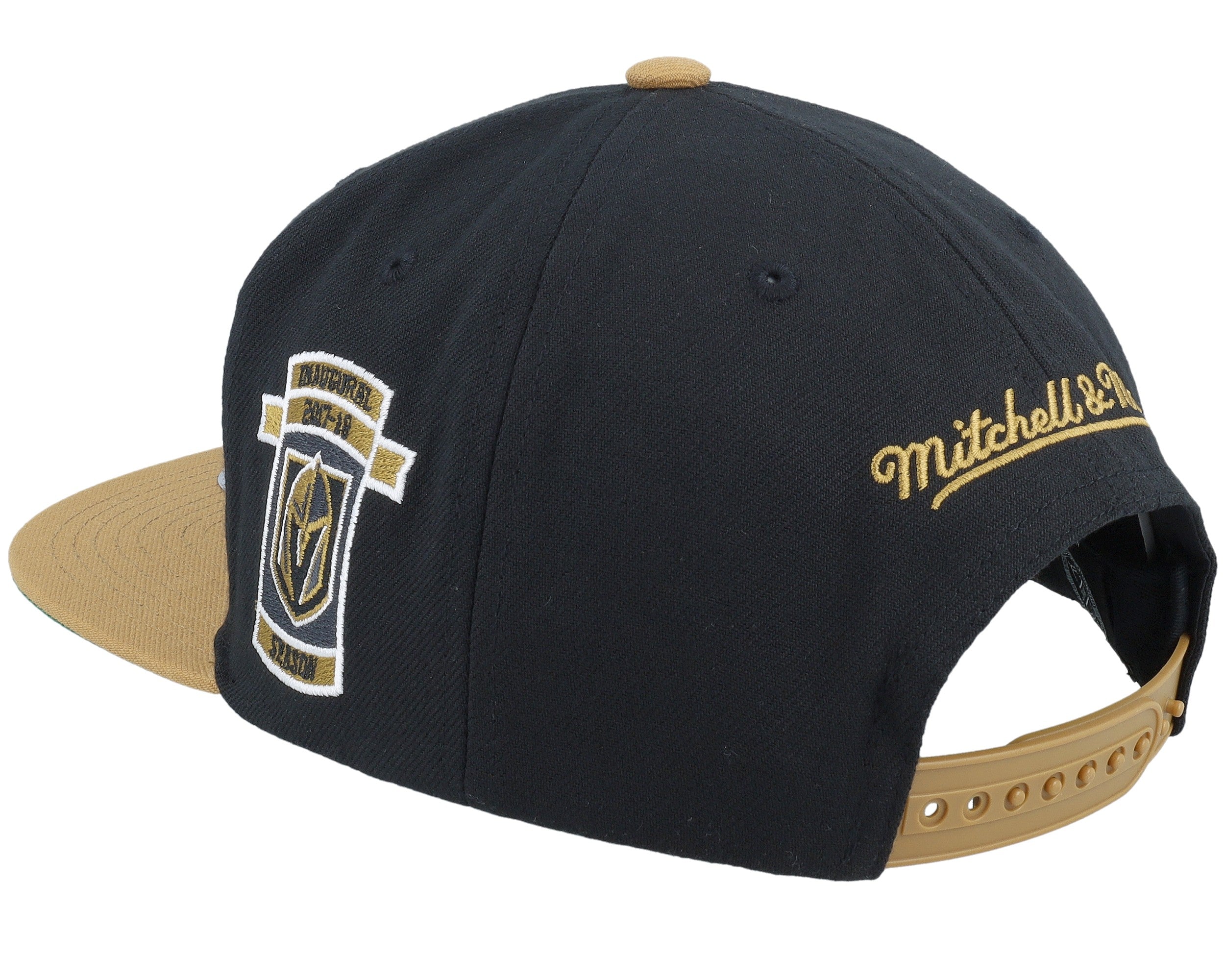 Mens Mitchell & Ness NHL 2 TONE SIDE PATCH SNAPBACK KNIGHTS