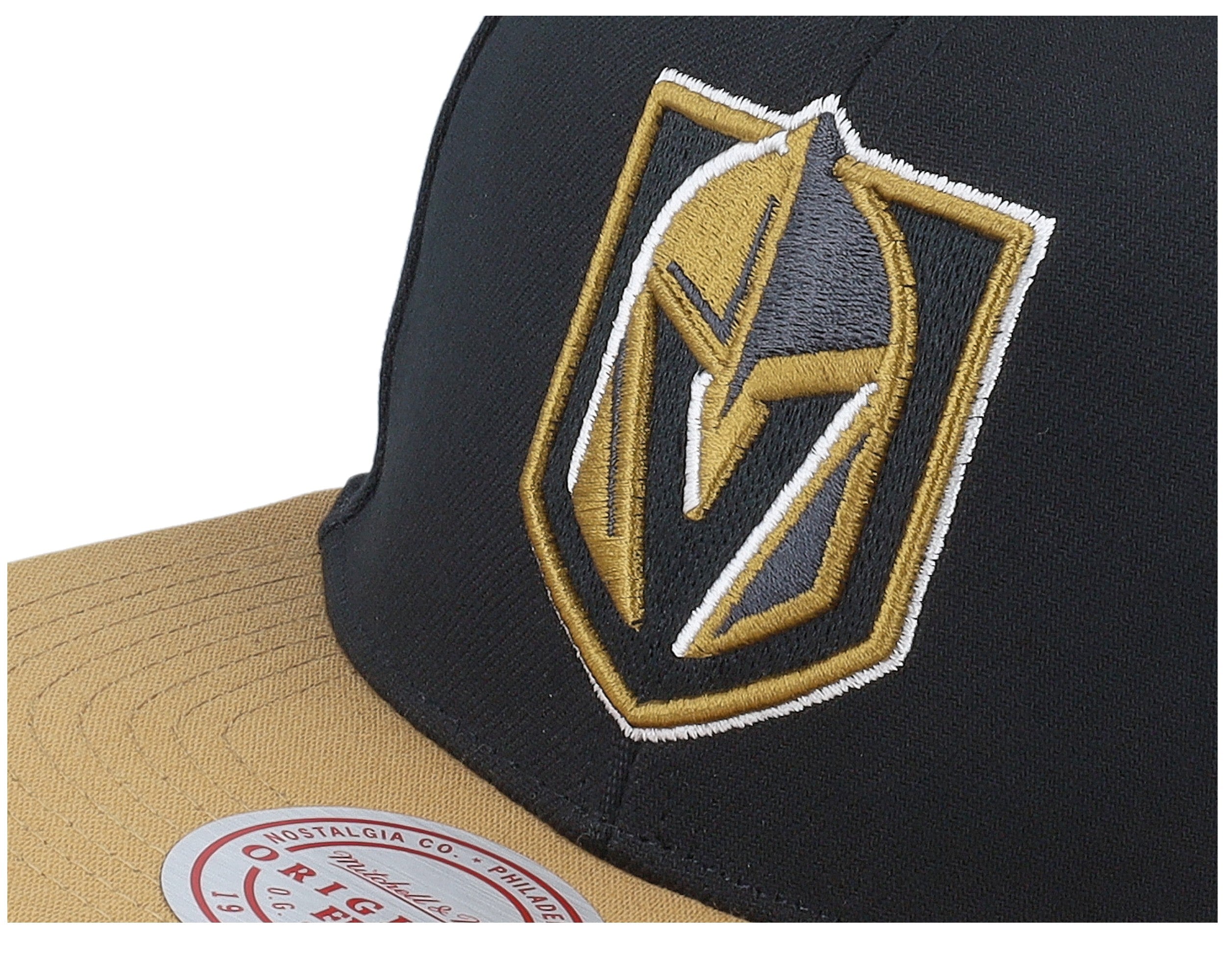 Mens Mitchell & Ness NHL 2 TONE SIDE PATCH SNAPBACK KNIGHTS