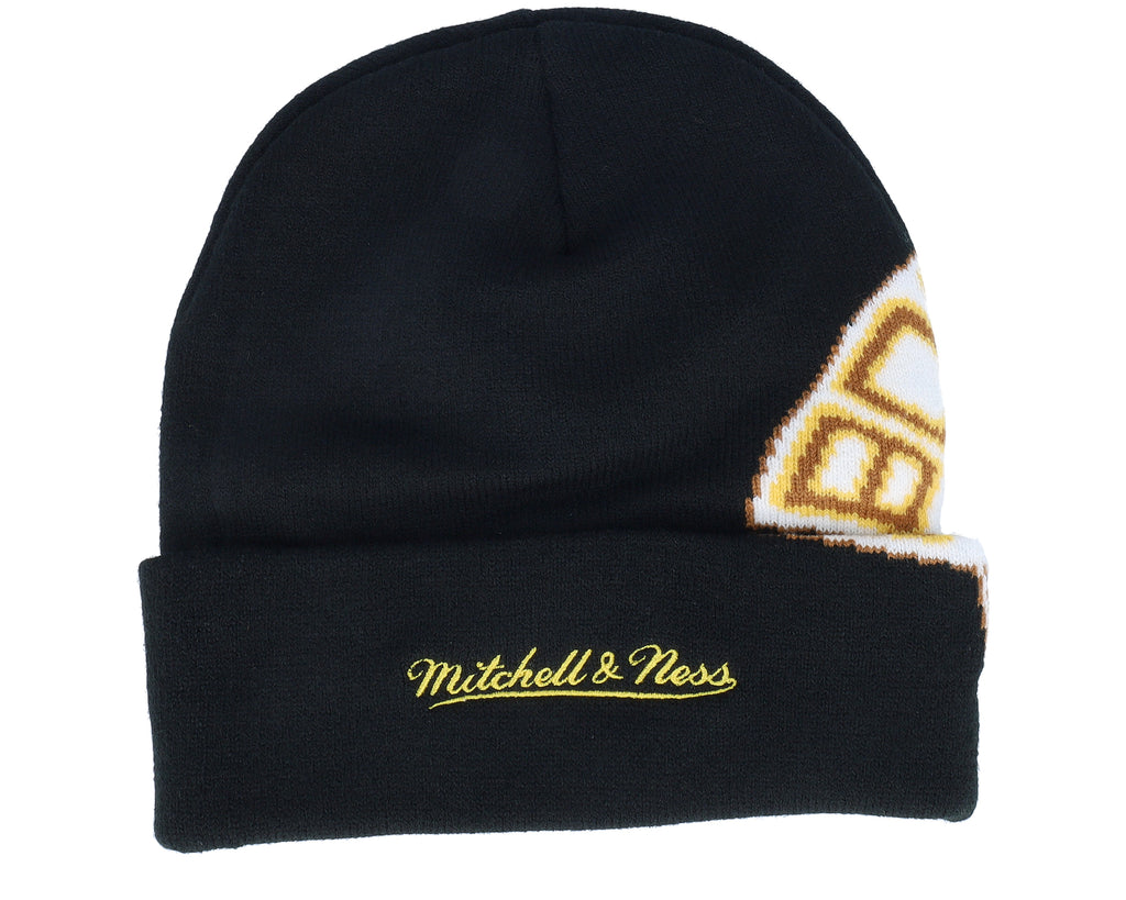 Mens Mitchell & Ness NHL CRICKET KNIT VNTG BRUINS