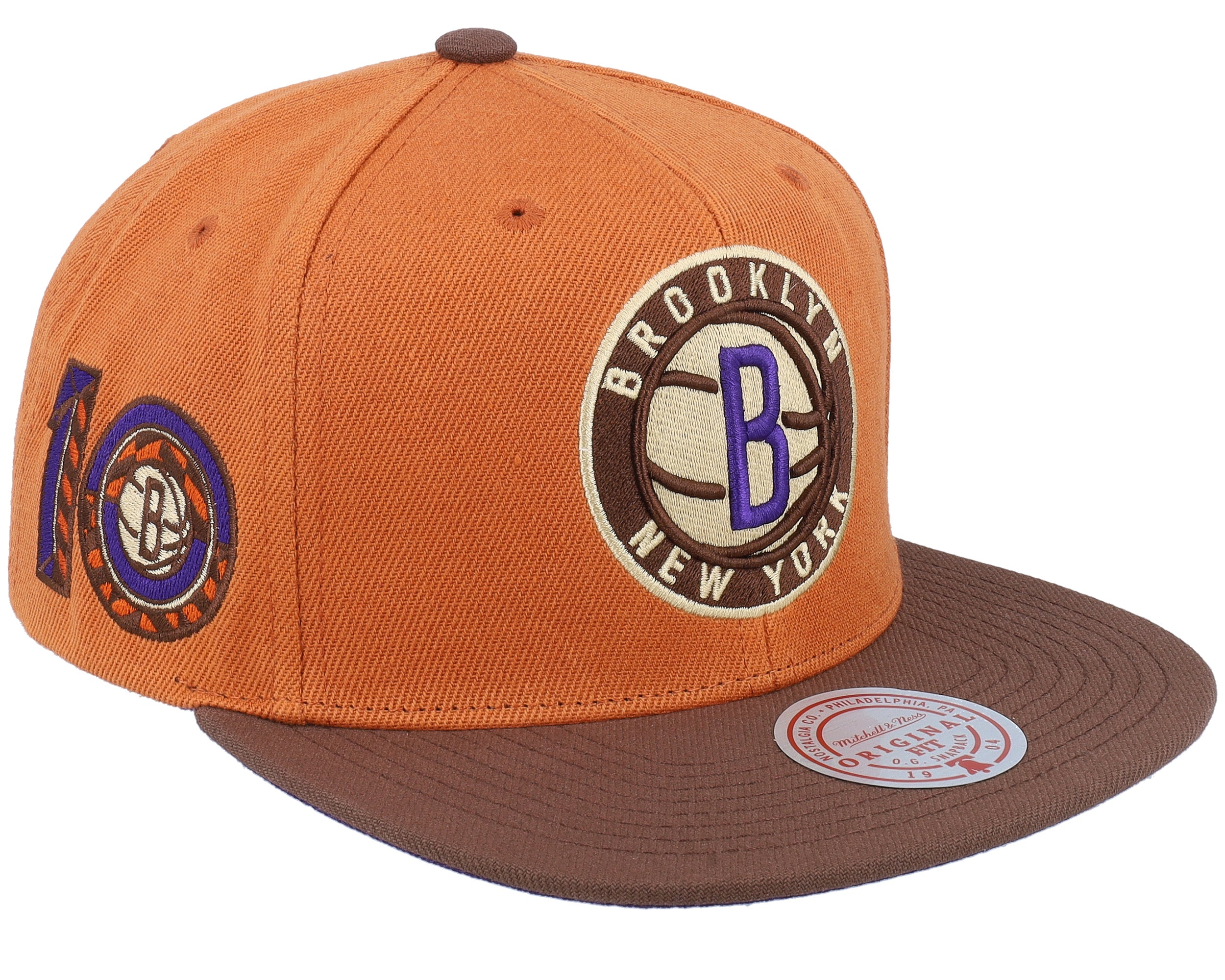Mens Mitchell & Ness NBA SWEET POTATO PIE SNAPBACK NETS