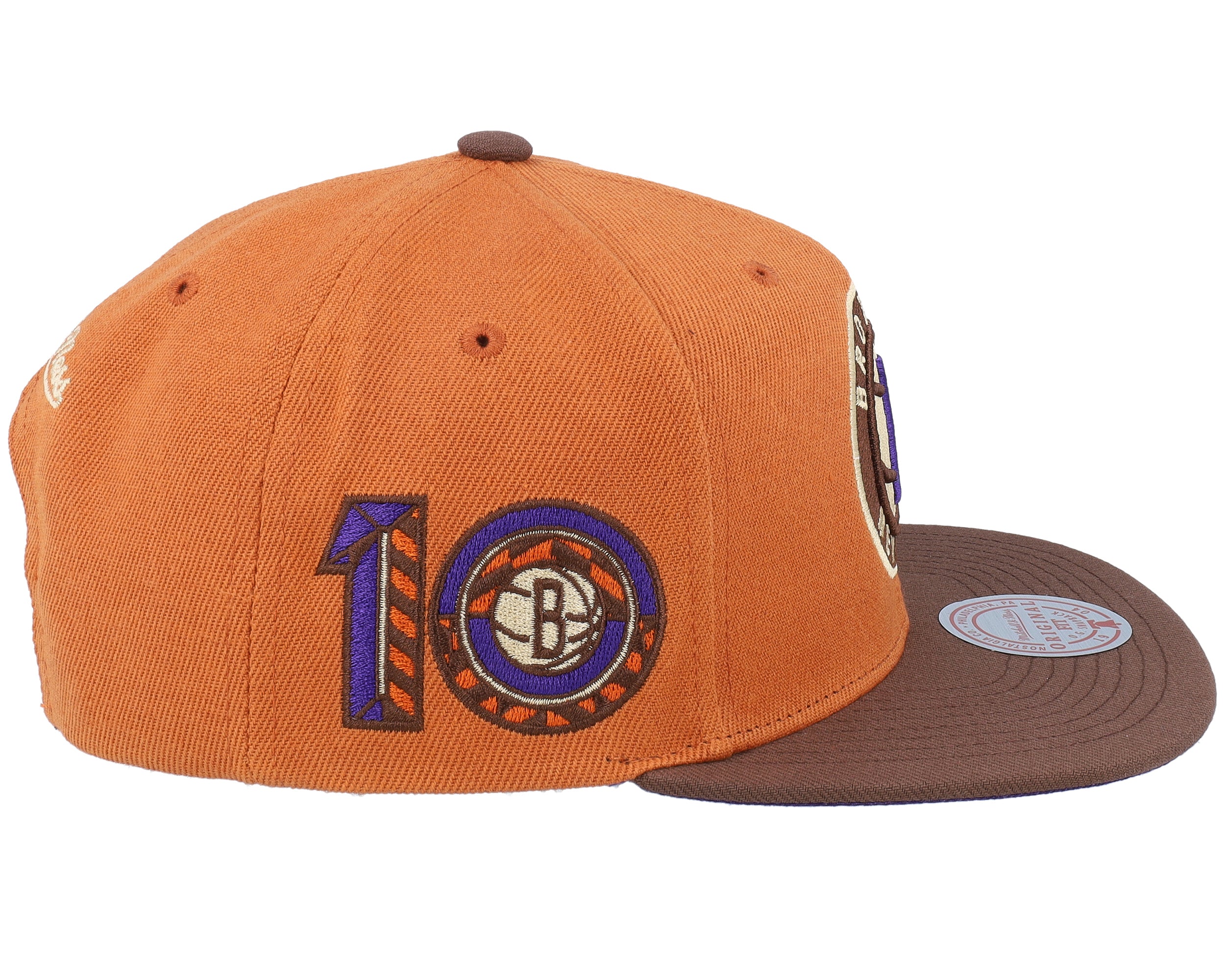 Mens Mitchell & Ness NBA SWEET POTATO PIE SNAPBACK NETS