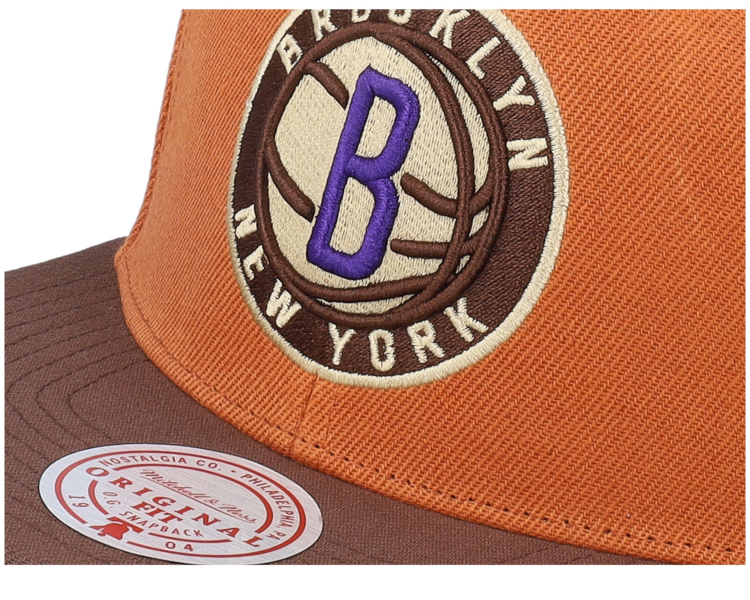 Mens Mitchell & Ness NBA SWEET POTATO PIE SNAPBACK NETS