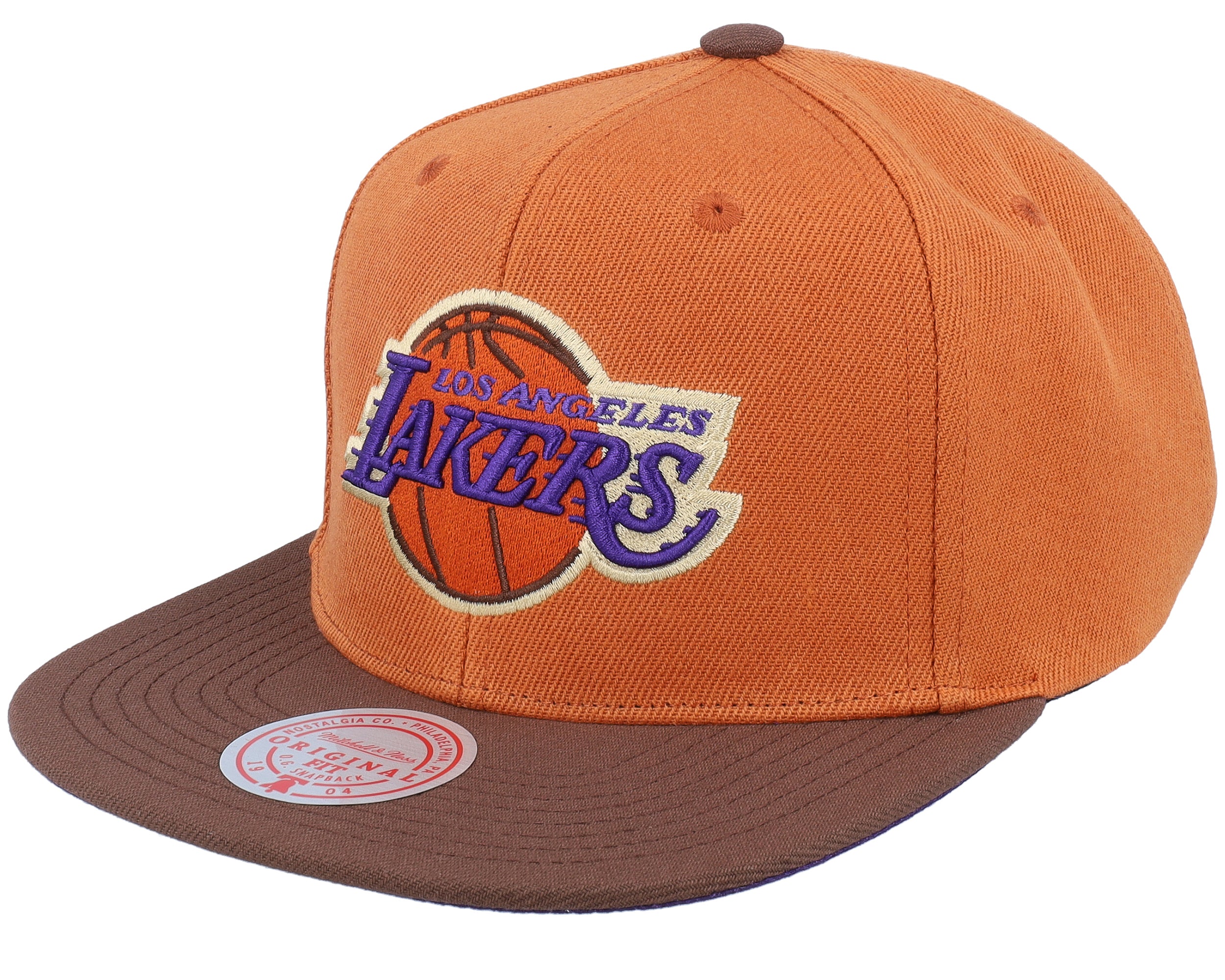Mens Mitchell & Ness NBA SWEET POTATO PIE SNAPBACK LAKERS