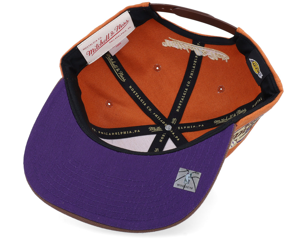 Mens Mitchell & Ness NBA SWEET POTATO PIE SNAPBACK LAKERS