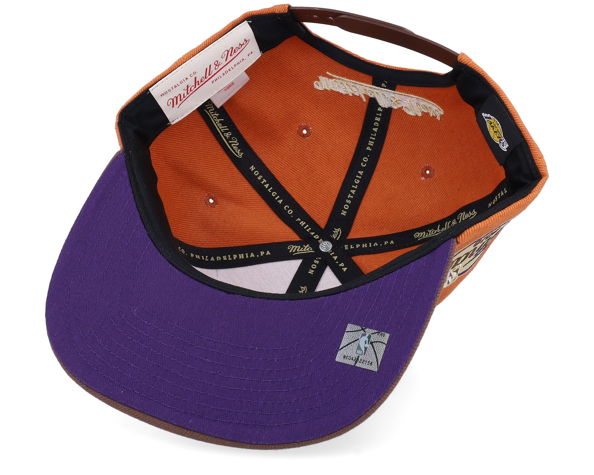 Mens Mitchell & Ness NBA SWEET POTATO PIE SNAPBACK LAKERS
