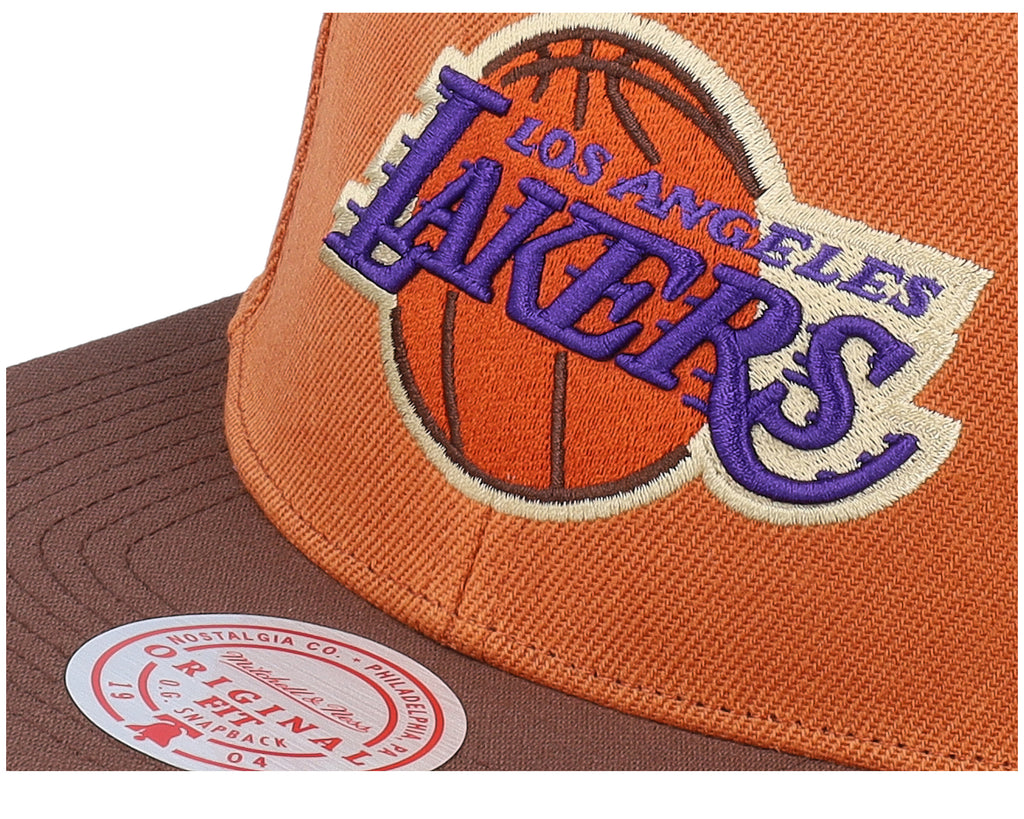 Mens Mitchell & Ness NBA SWEET POTATO PIE SNAPBACK LAKERS