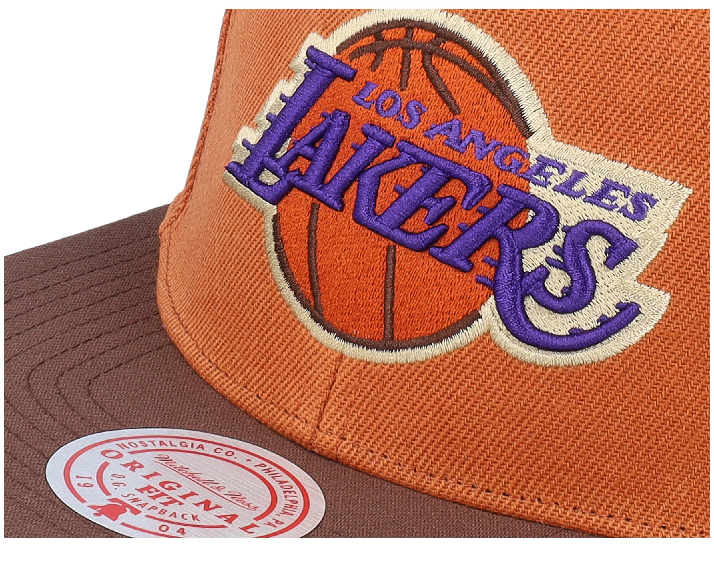 Mens Mitchell & Ness NBA SWEET POTATO PIE SNAPBACK LAKERS