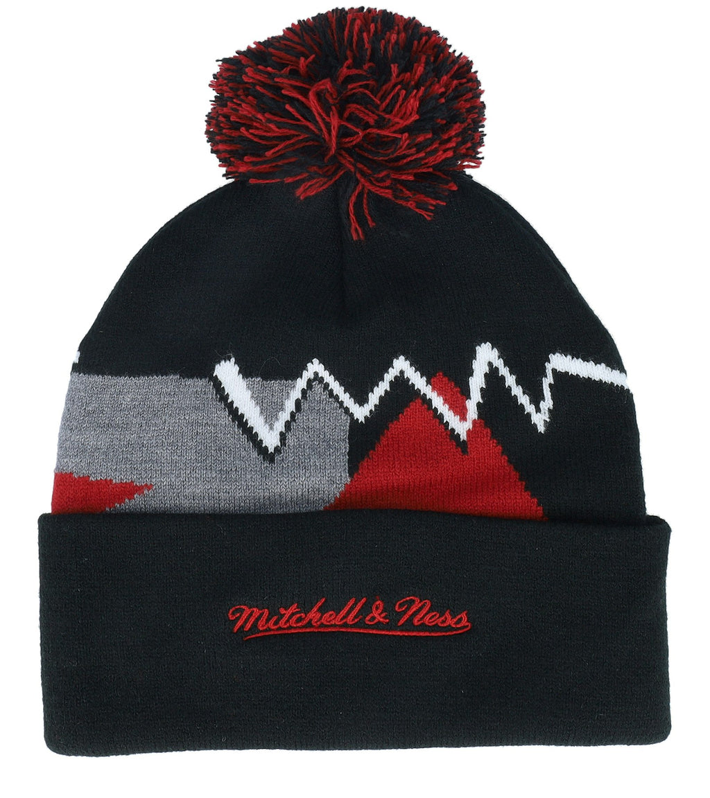 MENS MITCHELL & NESS NBA THOSE DAYS KNIT HWC BULLS - BLACK