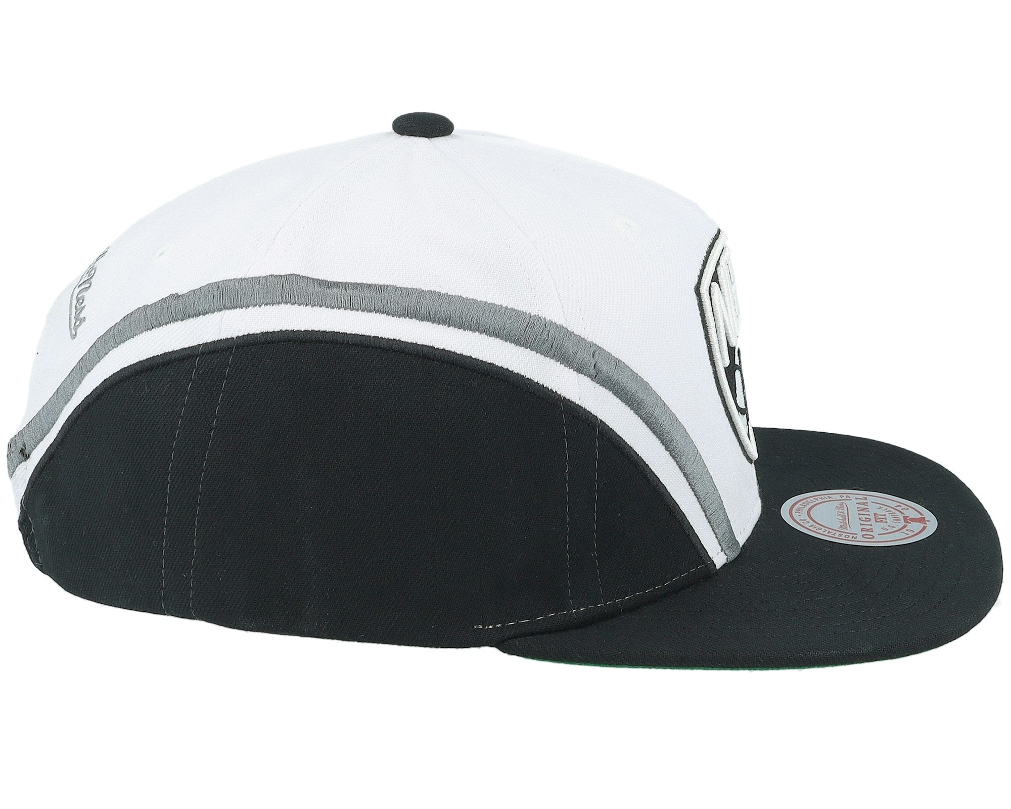 MENS MITCHELL & NESS NBA OVERHEAD SNAPBACK NETS