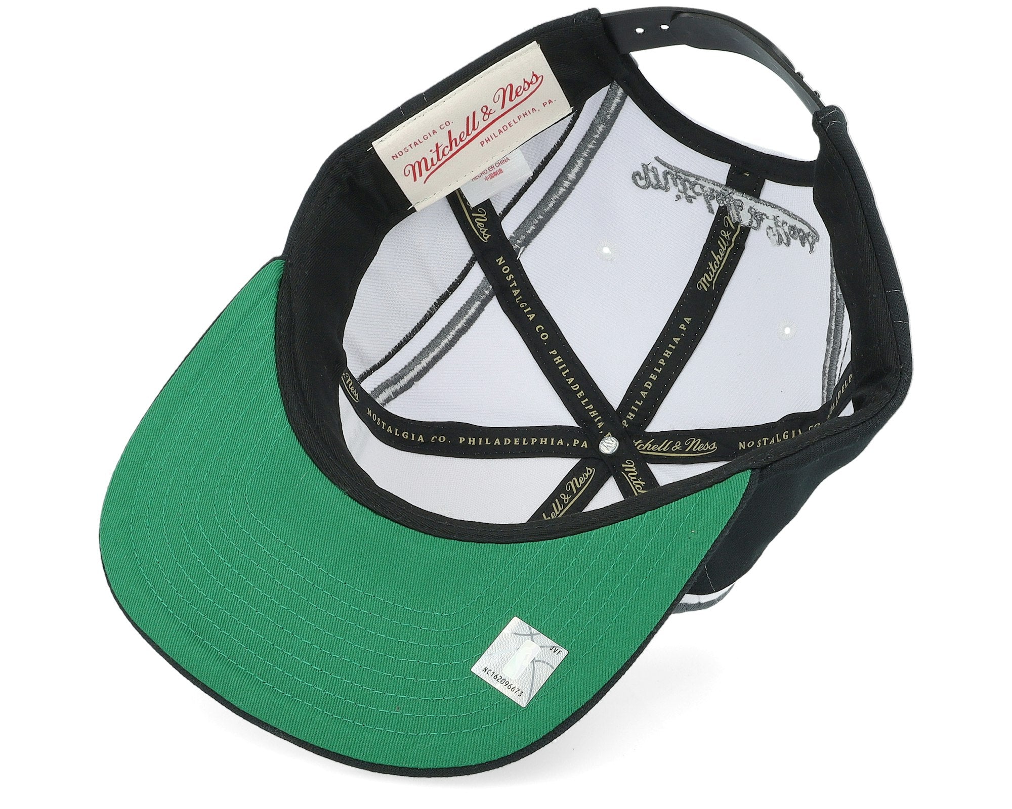 MENS MITCHELL & NESS NBA OVERHEAD SNAPBACK NETS