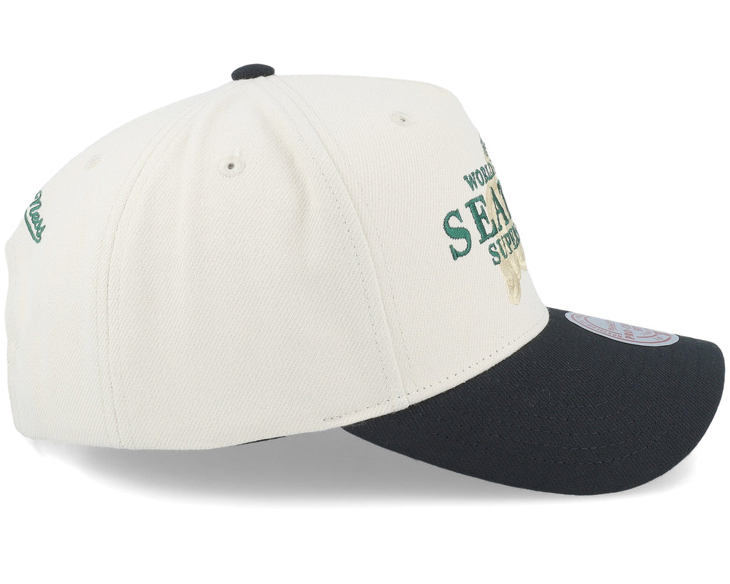 MENS MITCHELL & NESS NBA WORLD FAMOUS PRO SNAPBACK HWC SUPERSONICS