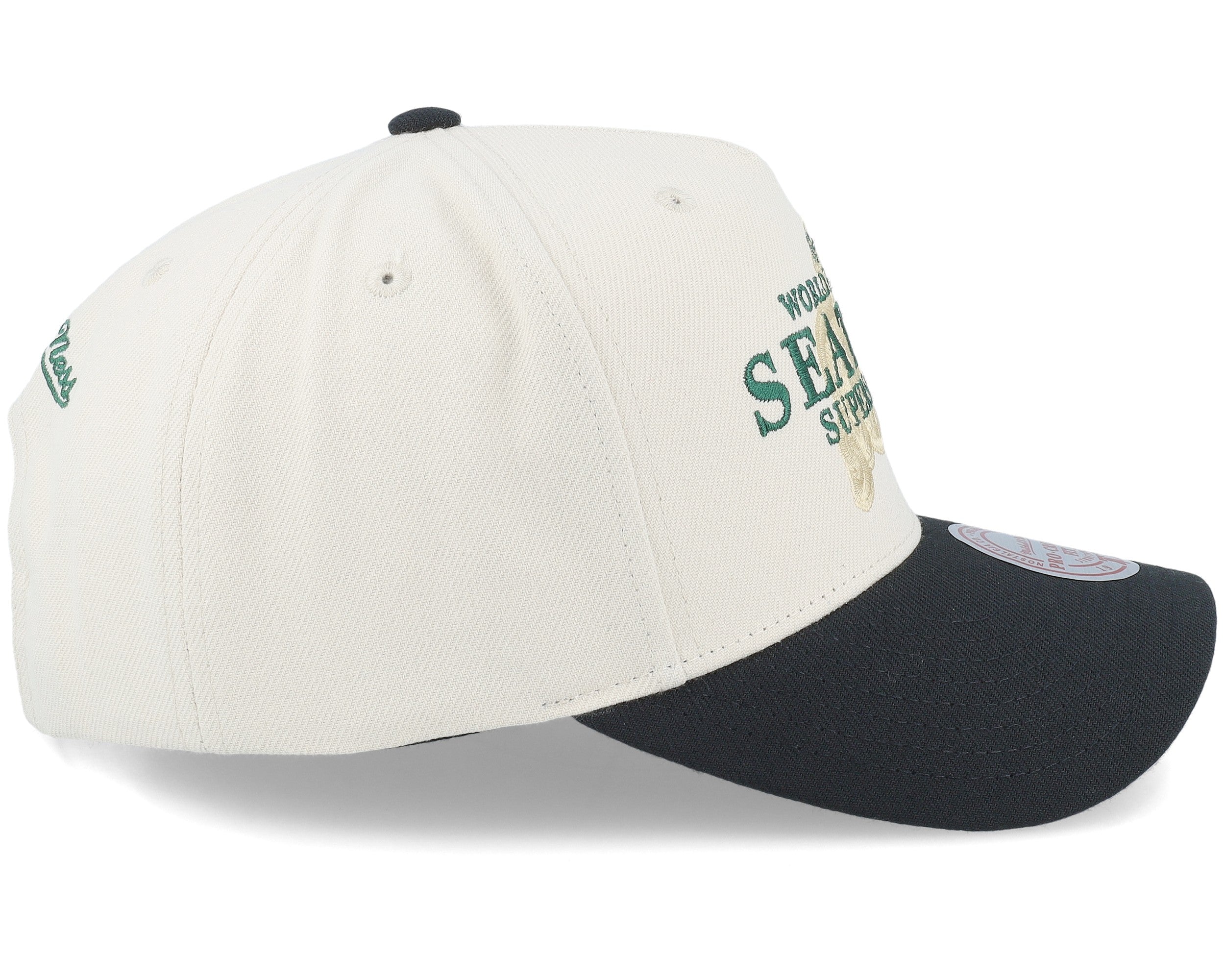 MENS MITCHELL & NESS NBA WORLD FAMOUS PRO SNAPBACK HWC SUPERSONICS