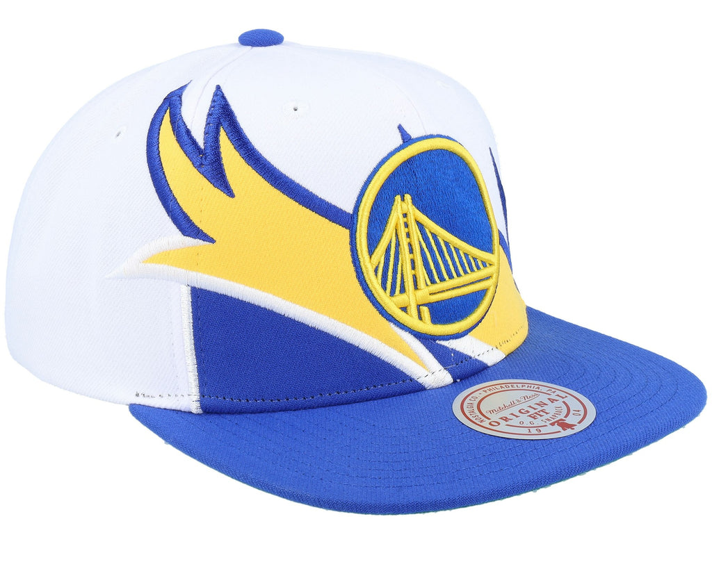 MENS MITCHELL & NESS NBA WAVERUNNER SNAPBACK WARRIORS