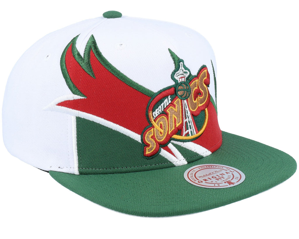 MENS MITCHELL & NESS NBA WAVERUNNER SNAPBACK HWC SUPERSONICS