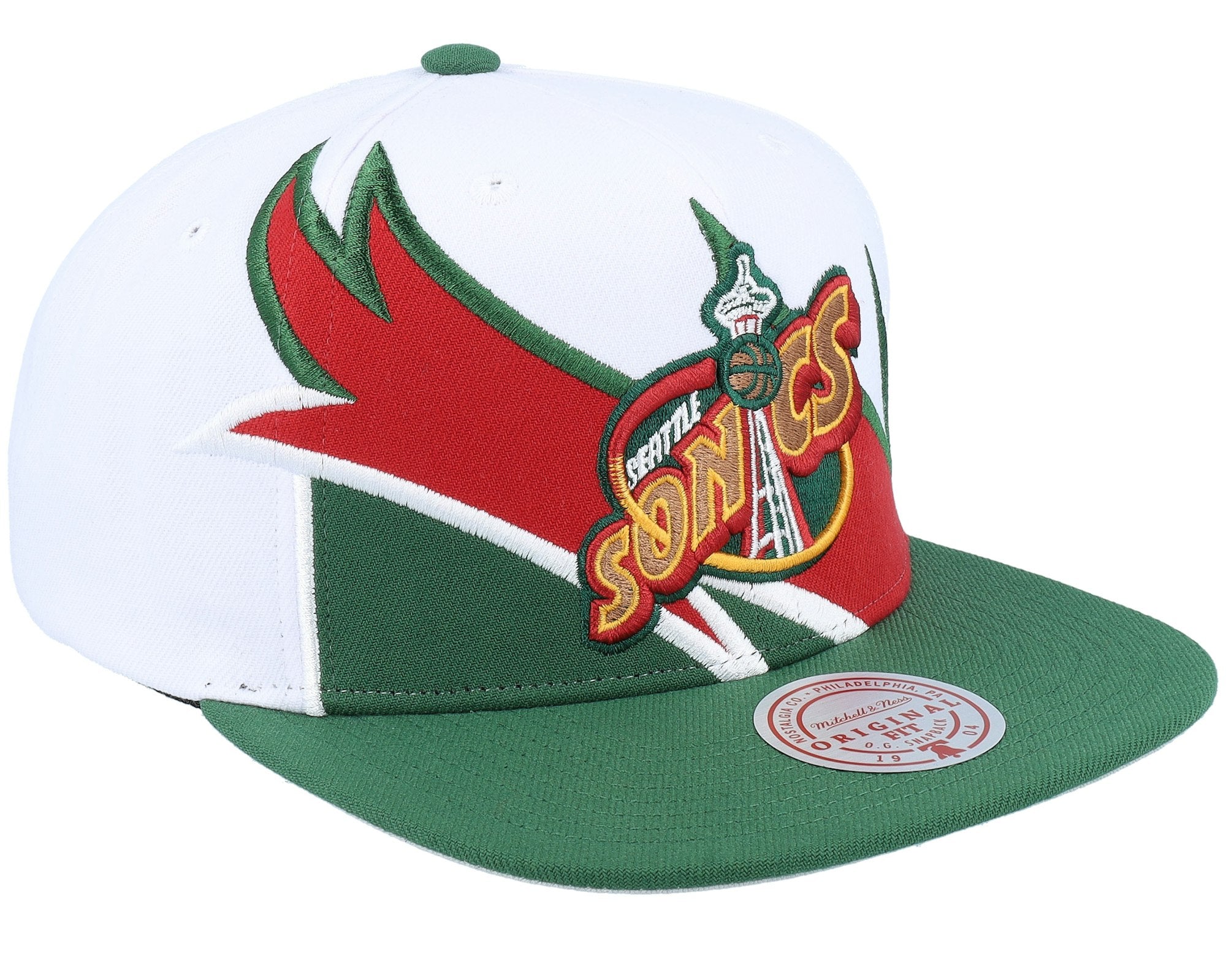 MENS MITCHELL & NESS NBA WAVERUNNER SNAPBACK HWC SUPERSONICS