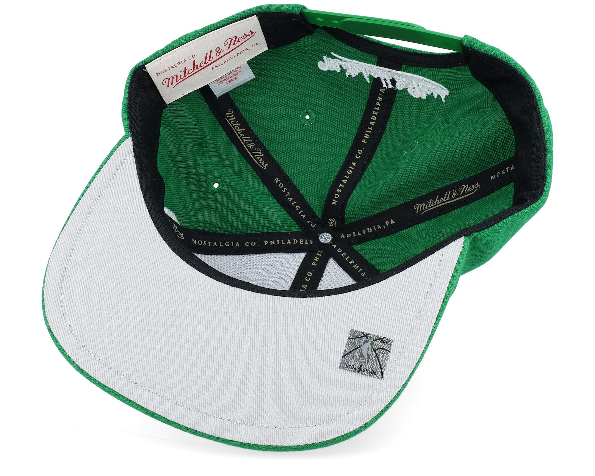 MENS MITCHELL & NESS NBA BIG TEXT 1 SNAPBACK CELTICS - GREEN