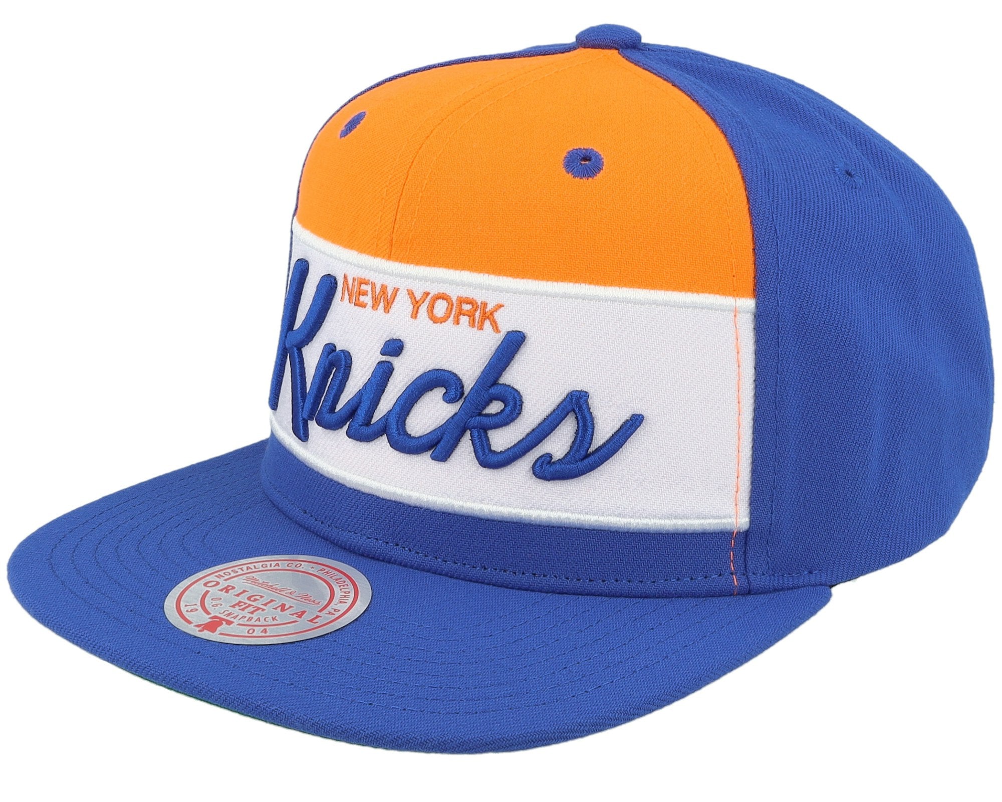 MENS MITCHELL & NESS NBA RETRO SPORT SNAPBACK KNICKS - BLUE