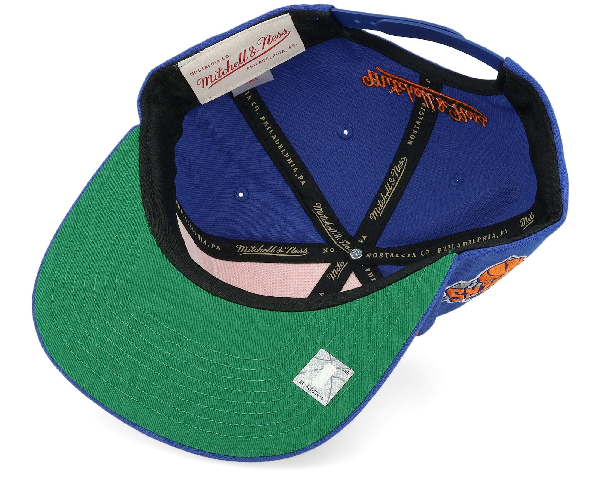 MENS MITCHELL & NESS NBA RETRO SPORT SNAPBACK KNICKS - BLUE
