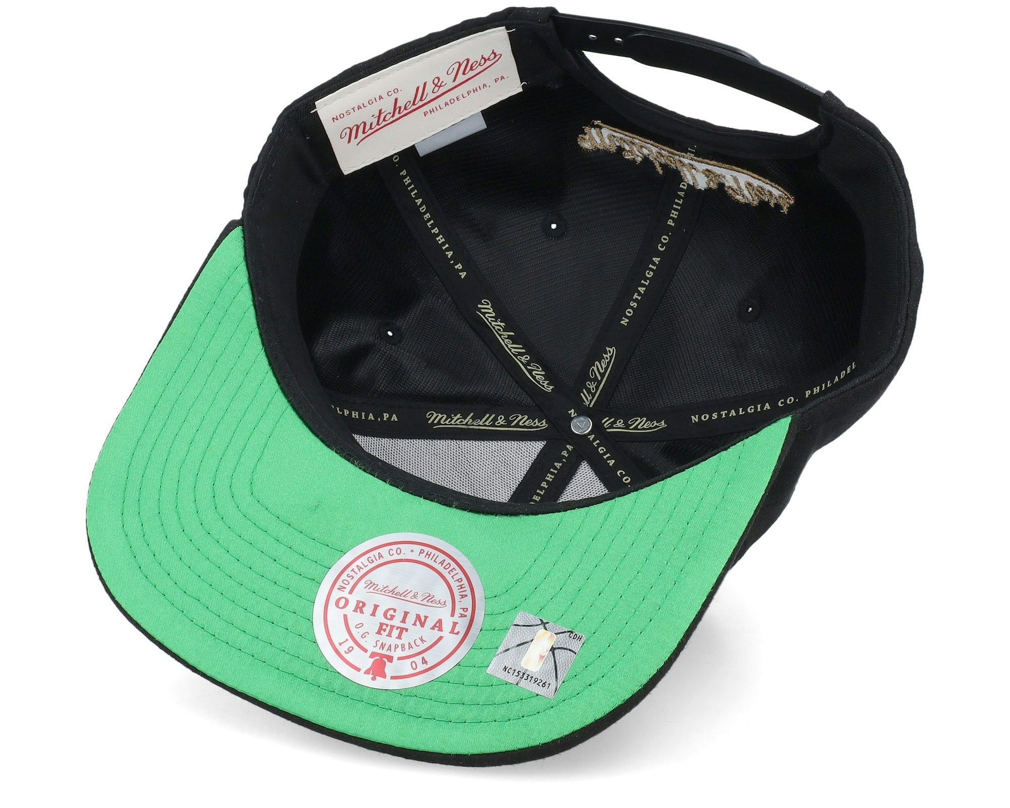 MENS MITCHELL & NESS NBA SWEET SUEDE SNAPBACK HWC 76ERS