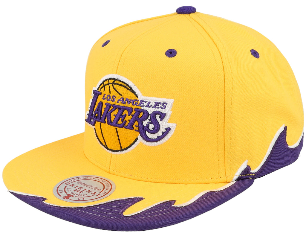 Mens Mitchell & Ness NBA RISING TIDE SNAPBACK LAKERS