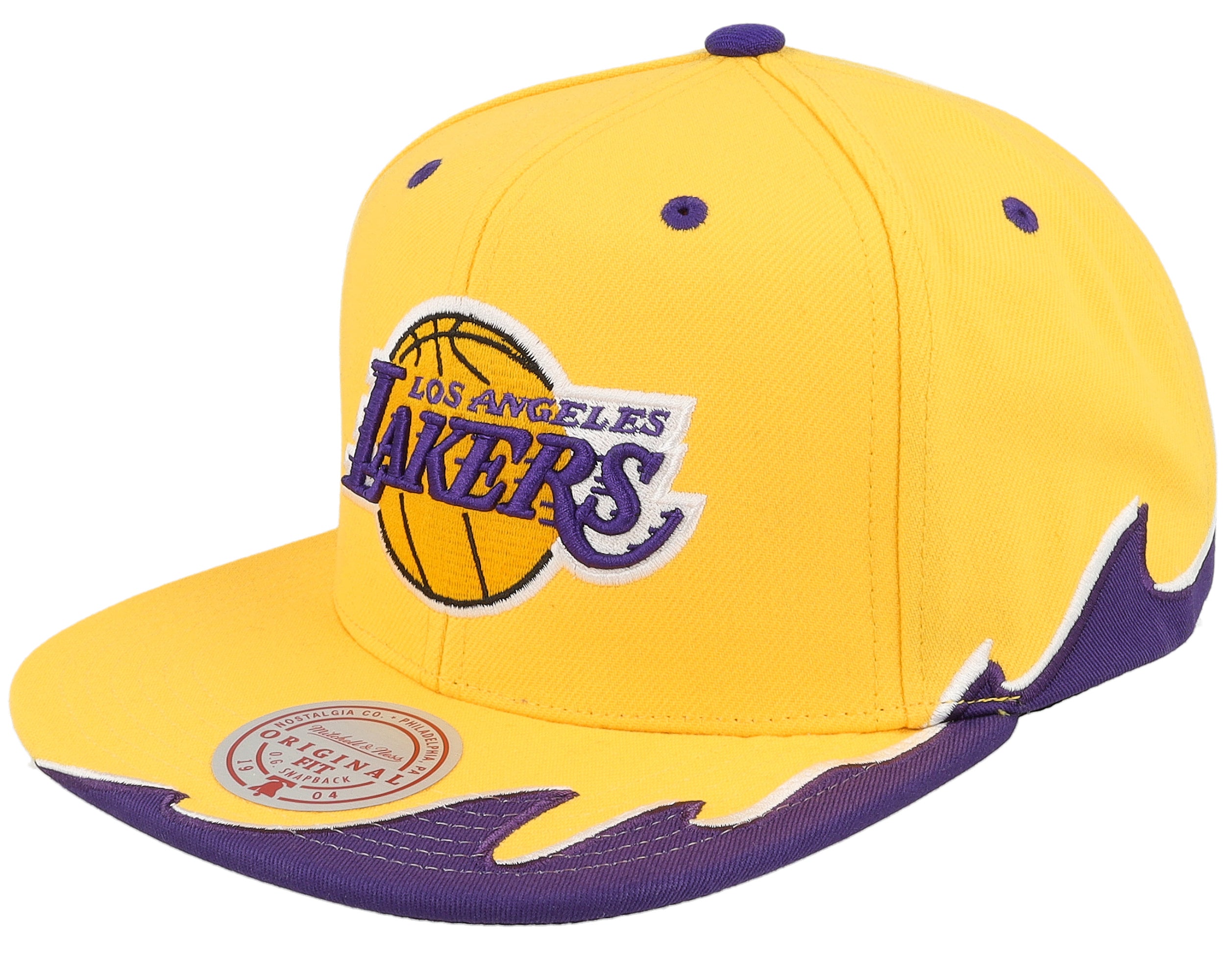 Mens Mitchell & Ness NBA RISING TIDE SNAPBACK LAKERS