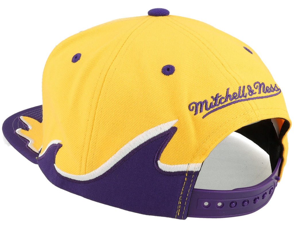 Mens Mitchell & Ness NBA RISING TIDE SNAPBACK LAKERS