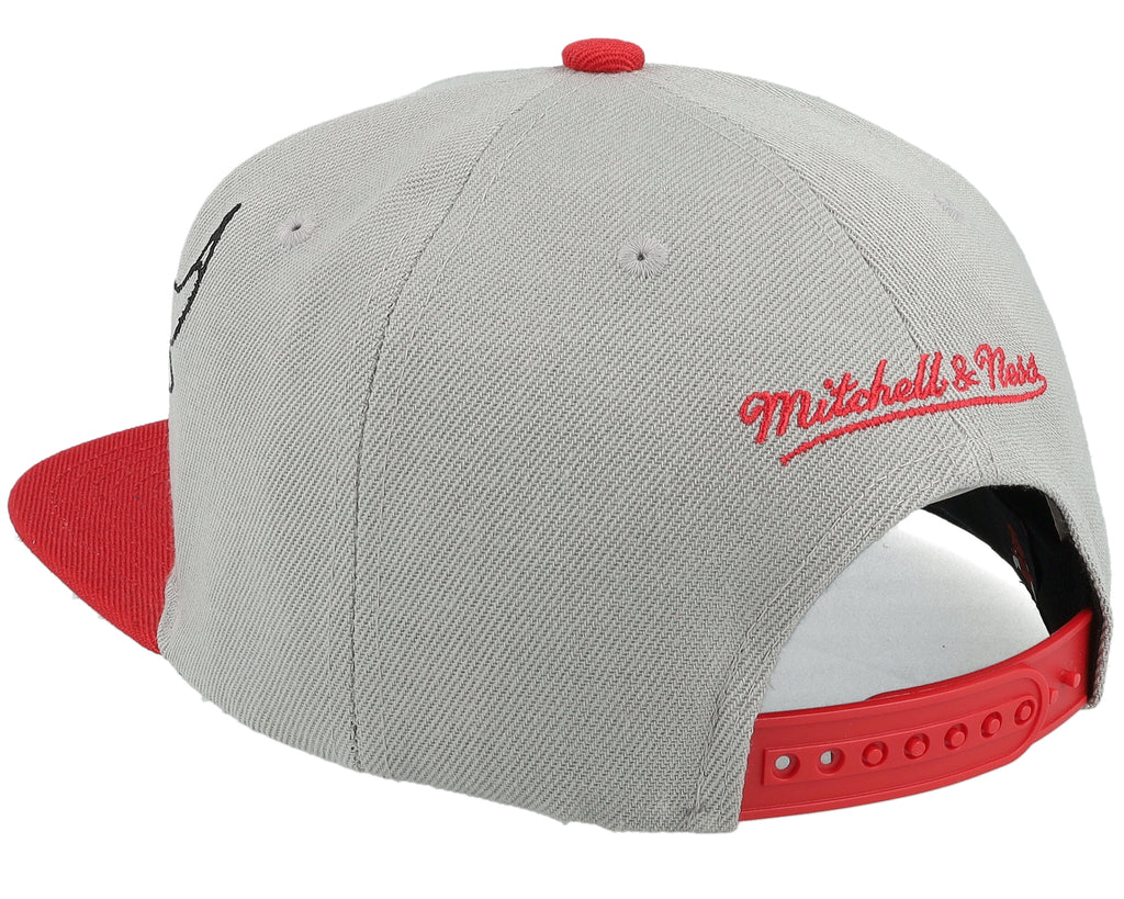 Mens Mitchell & Ness NBA KNOCK OUT PANEL SNAPBACK BULLS