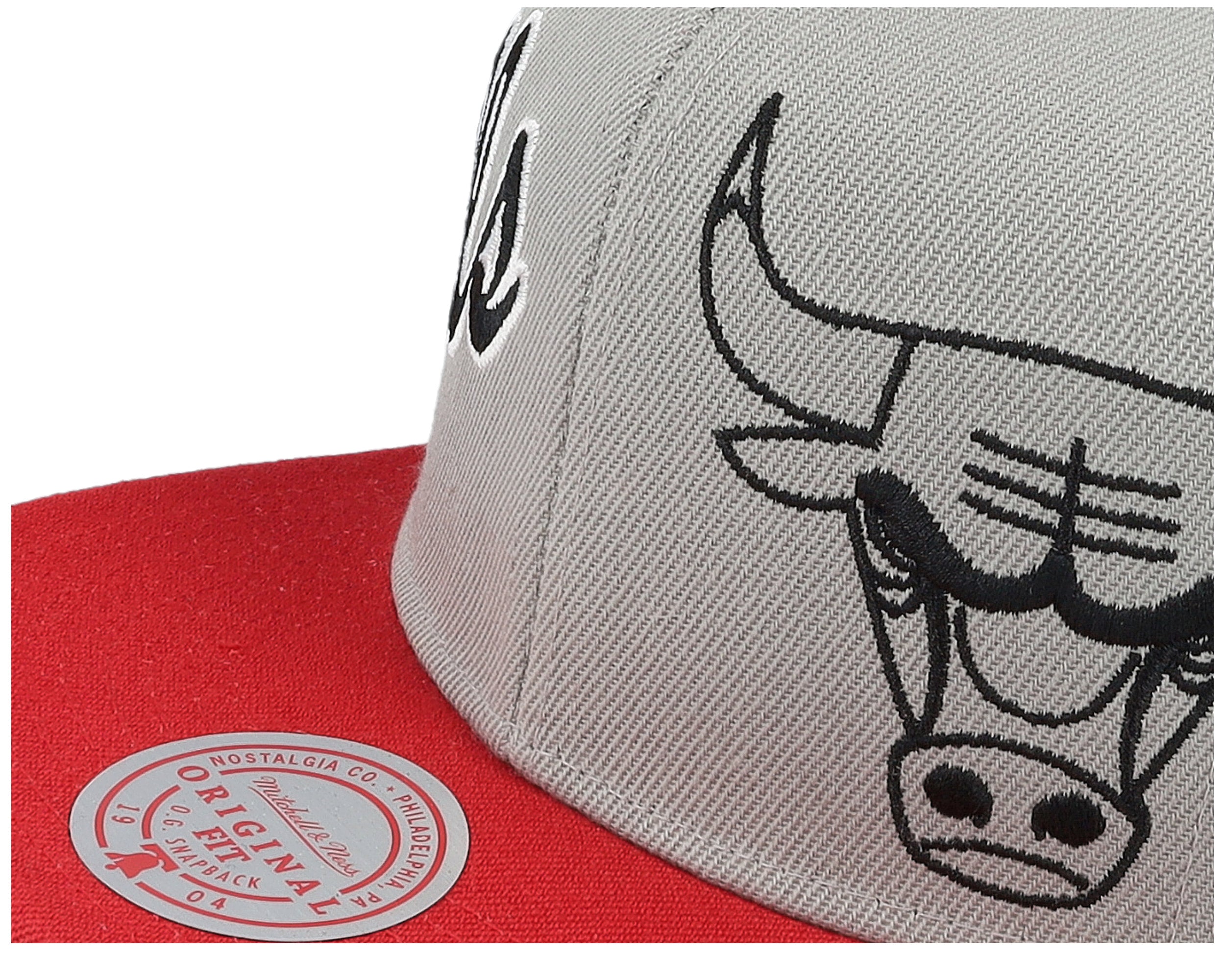 Mens Mitchell & Ness NBA KNOCK OUT PANEL SNAPBACK BULLS