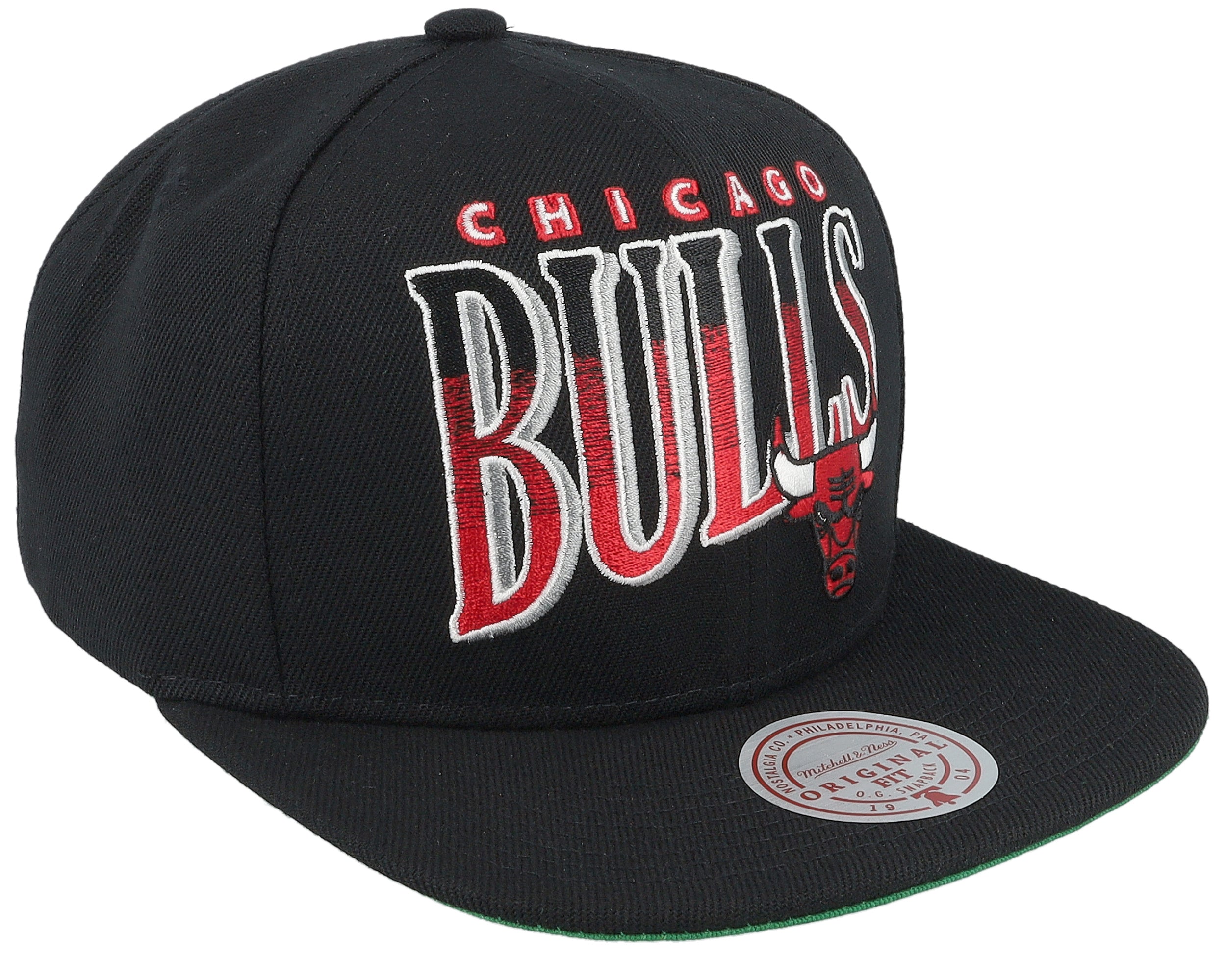 Mens Mitchell & Ness NBA LINE WORK SNAPBACK BULLS