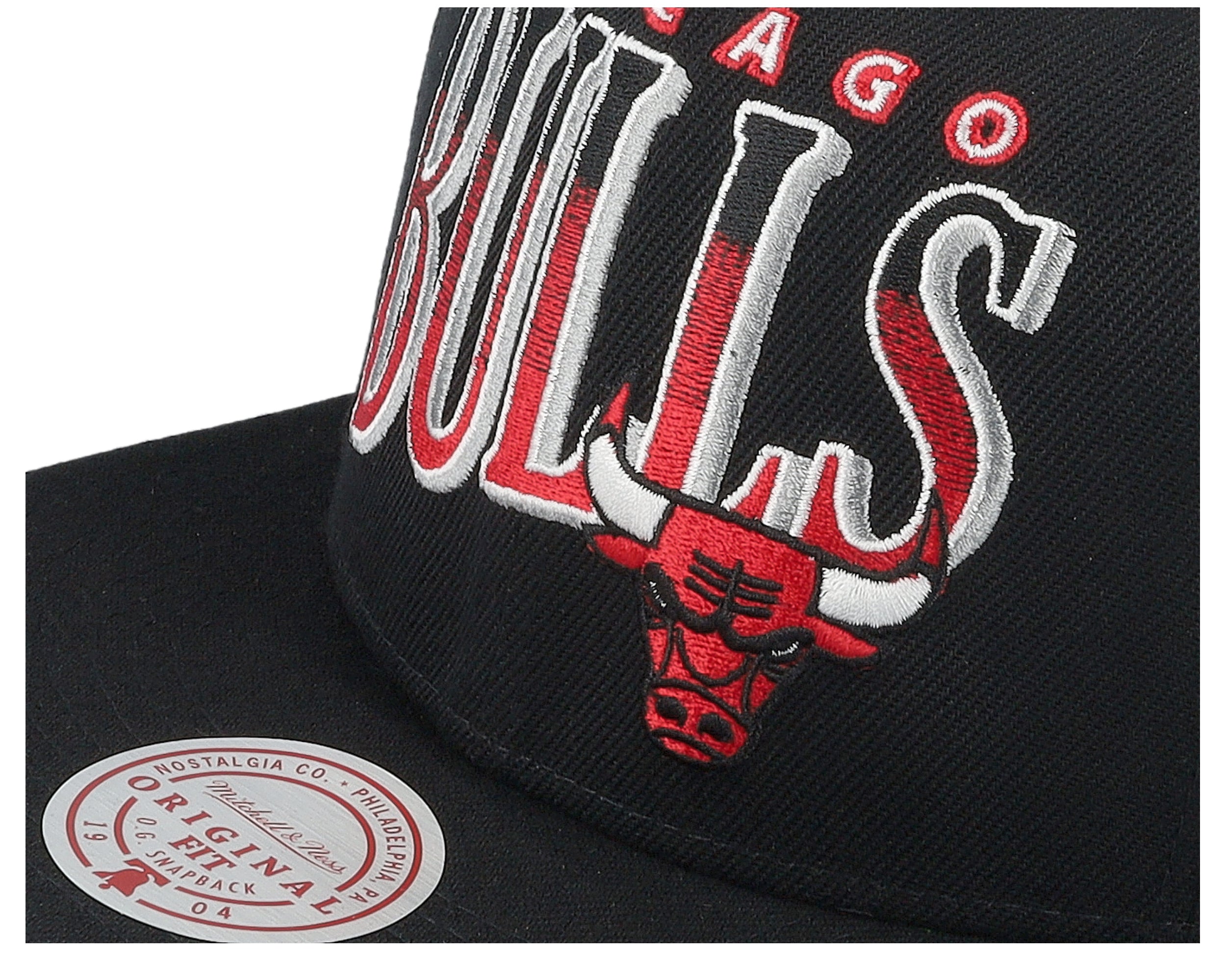 Mens Mitchell & Ness NBA LINE WORK SNAPBACK BULLS