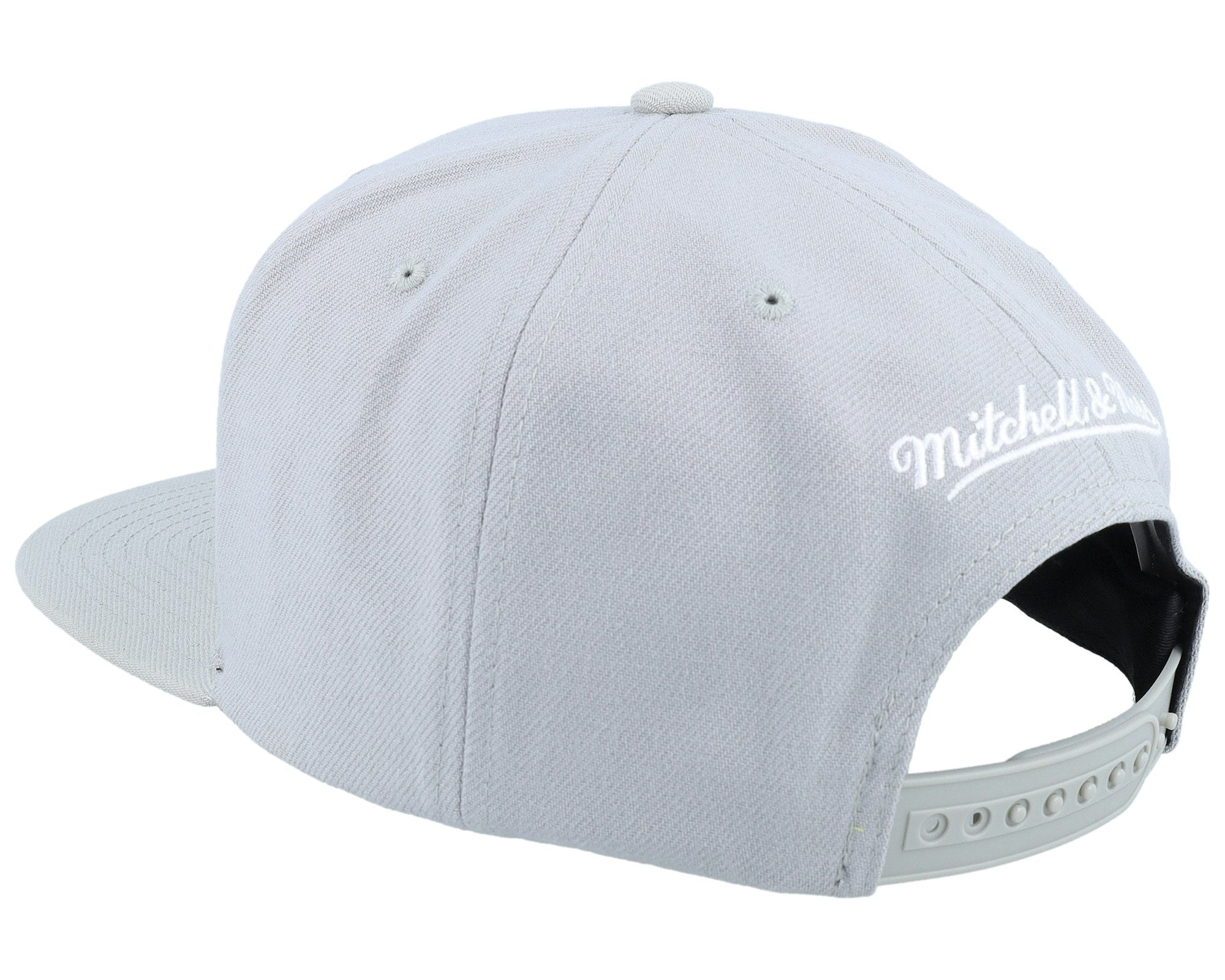 MENS MITCHELL & NESS NBA EVERGREEN GREY WHITE SNAPBACK CELTICS