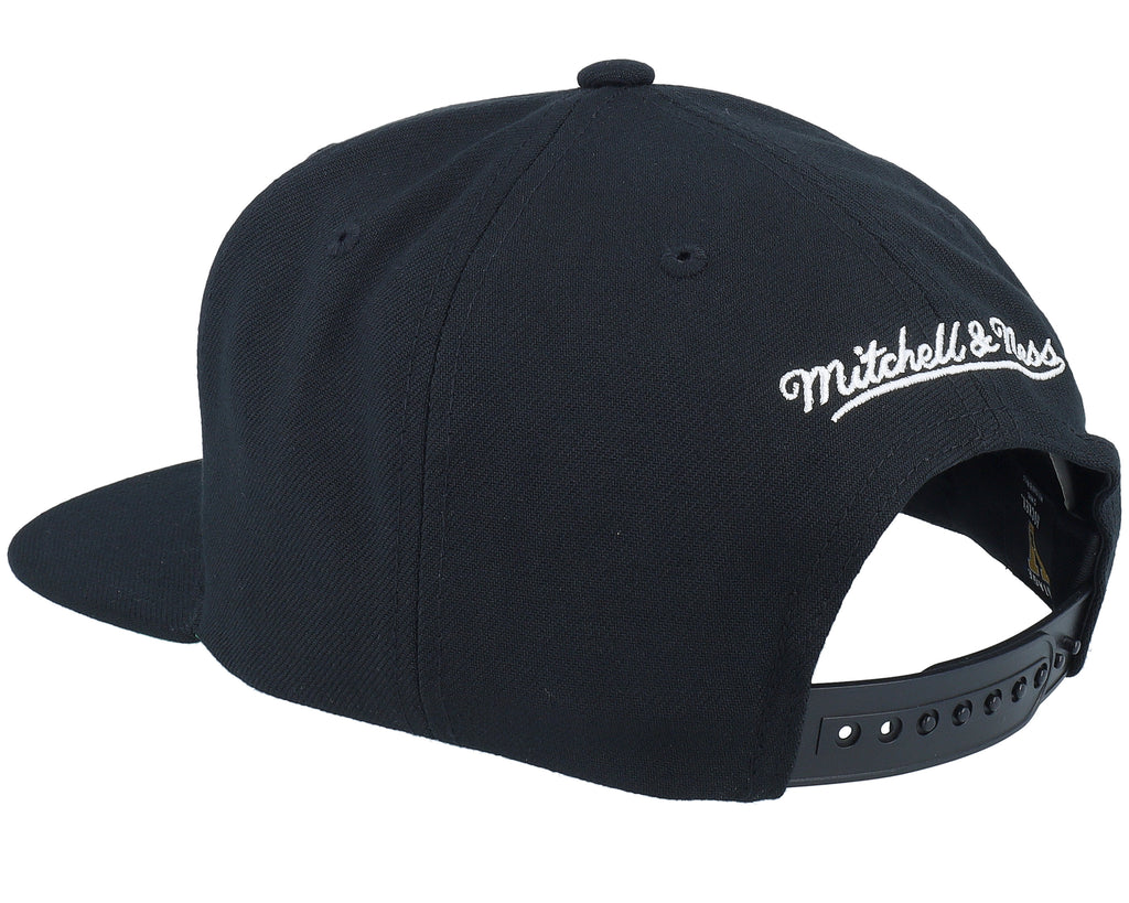 [HS8582-LAKBLCK] MENS MITCHELL & NESS NHL CONFERENCE PATCH SNAPBACK VNTG KINGS