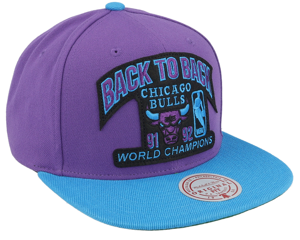 Mens Mitchell & Ness NBA 91-92 CHAMP FLIPSIDE SNAPBACK HWC BULLS