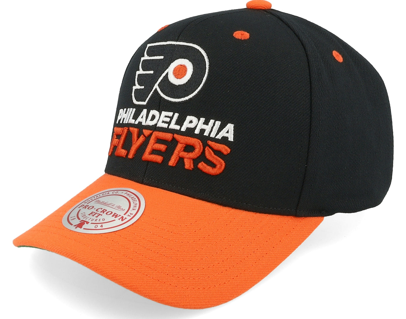 MENS MITCHELL & NESS NHL ALL IN 2.0 PRO SNAPBACK FLYERS - BLACK