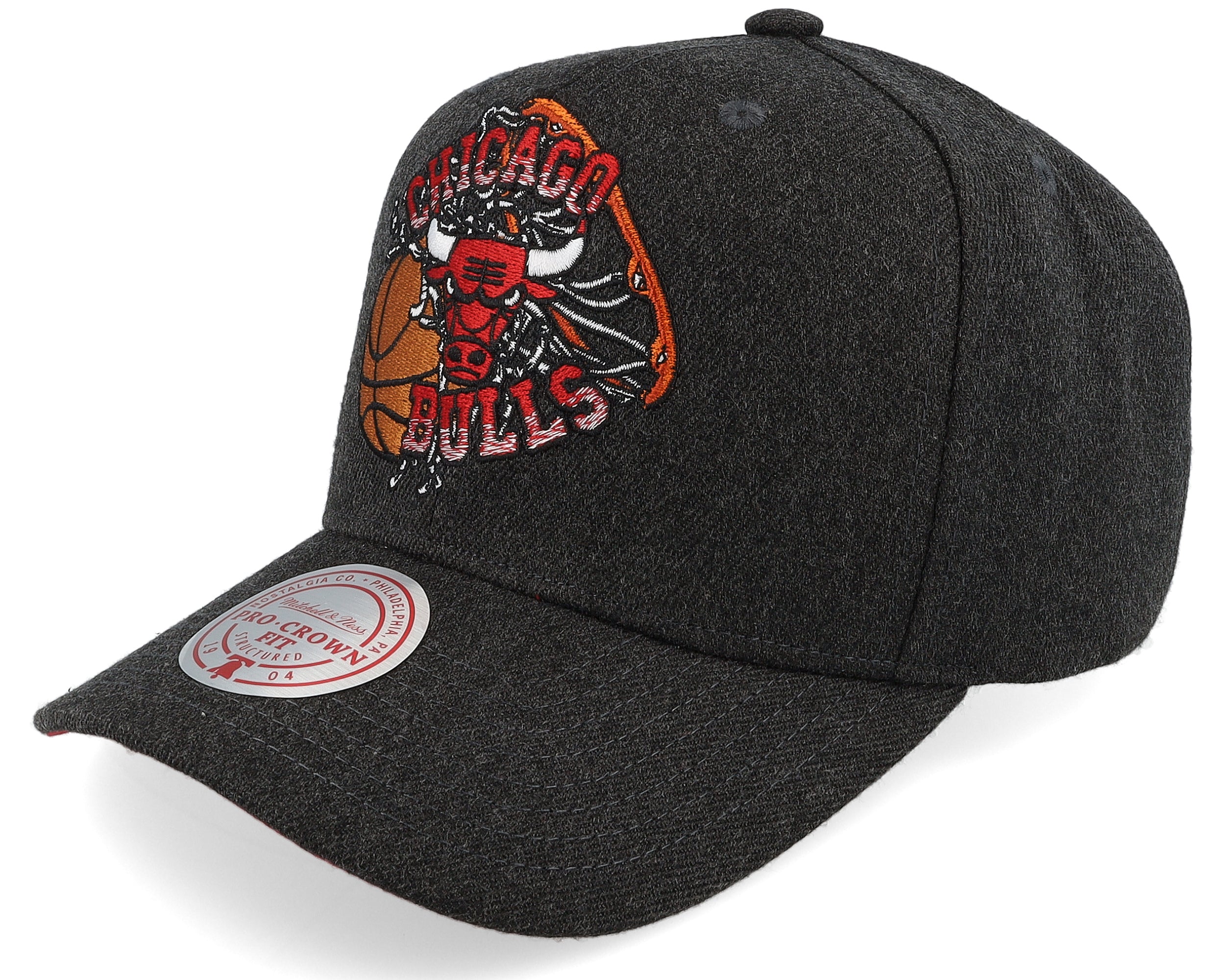 Mens Mitchell & Ness NBA GRAPHIC HEATHER PRO HWC BULLS