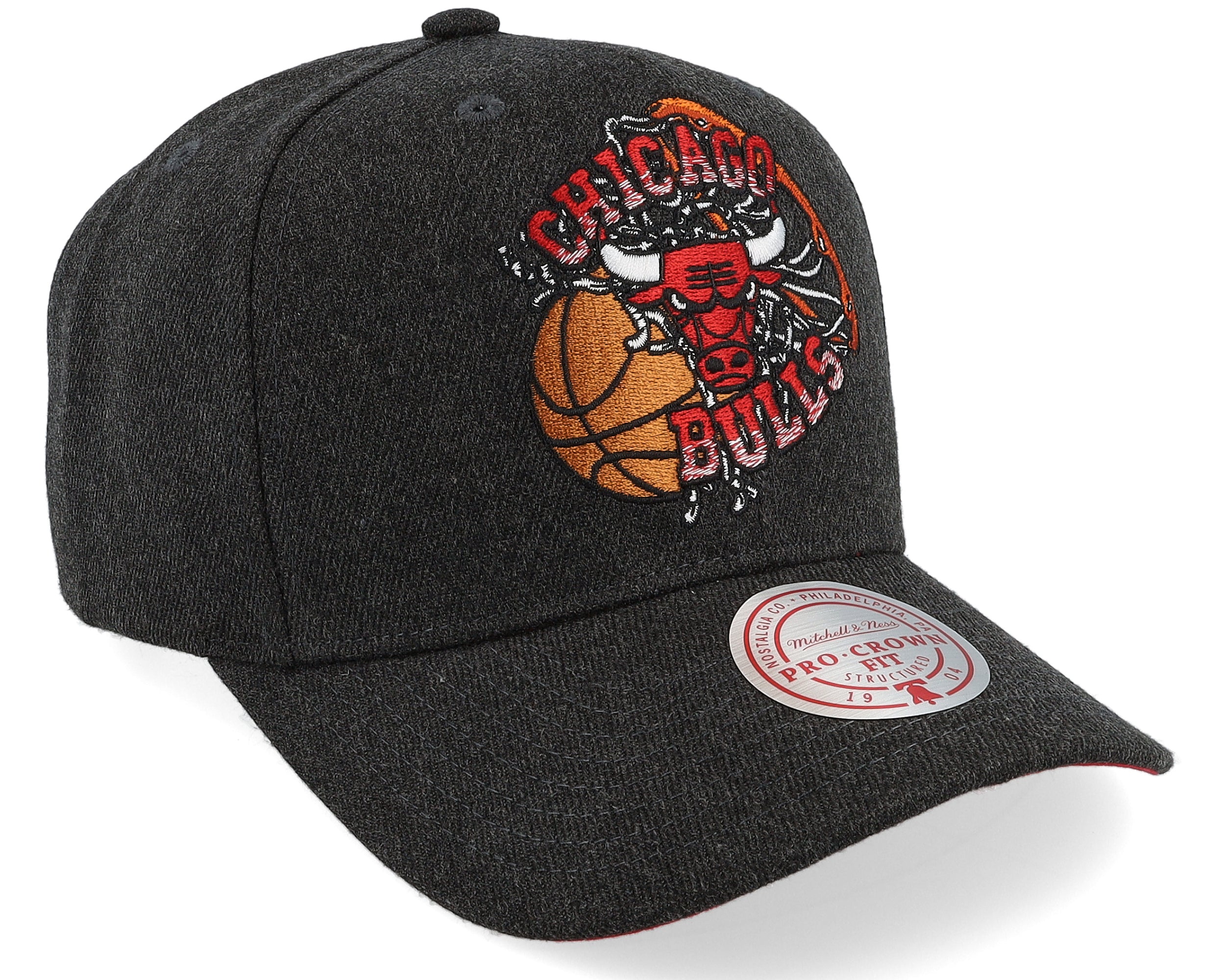 Mens Mitchell & Ness NBA GRAPHIC HEATHER PRO HWC BULLS