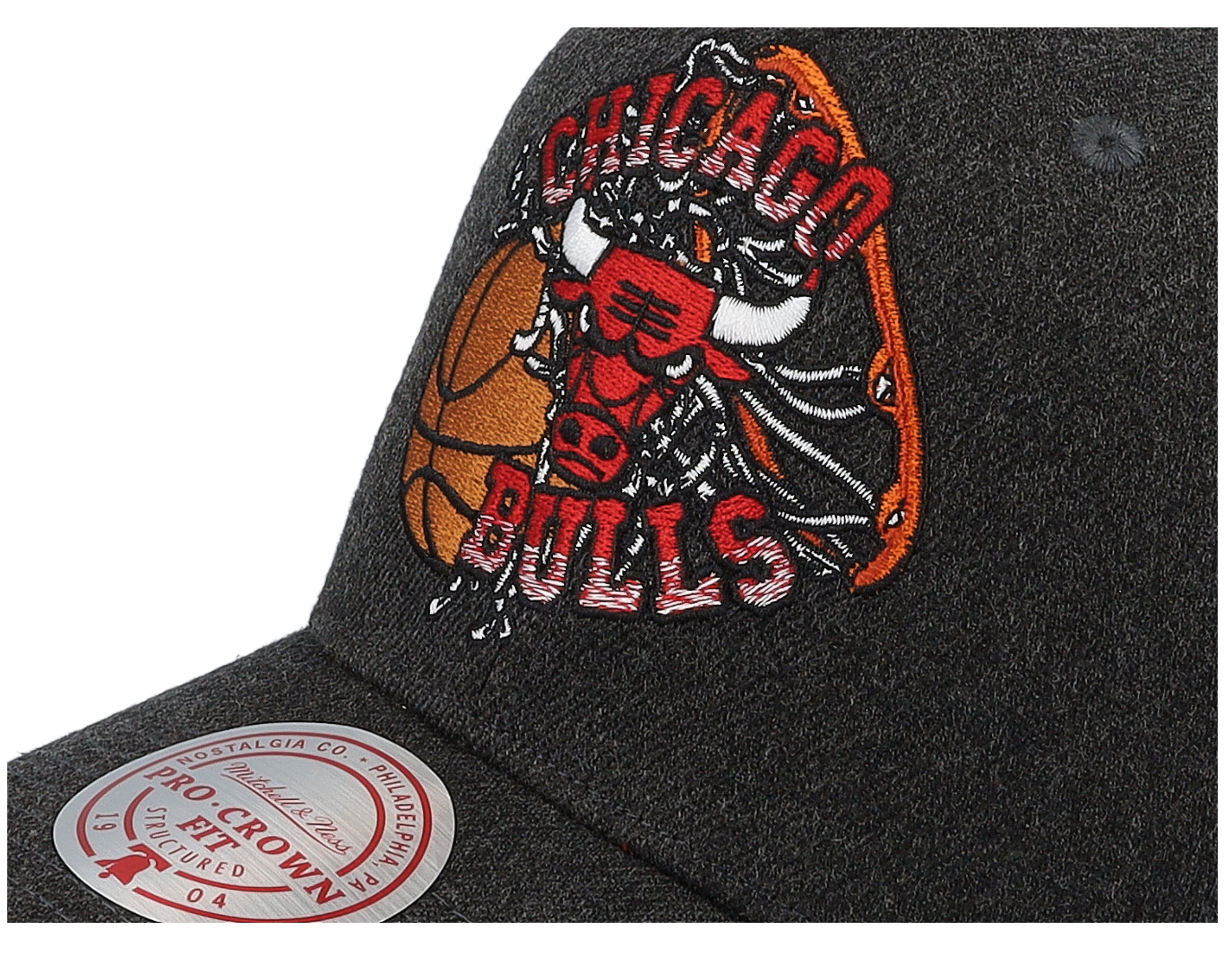 Mens Mitchell & Ness NBA GRAPHIC HEATHER PRO HWC BULLS