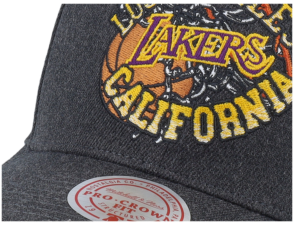 Mens Mitchell & Ness NBA GRAPHIC HEATHER PRO HWC LAKERS