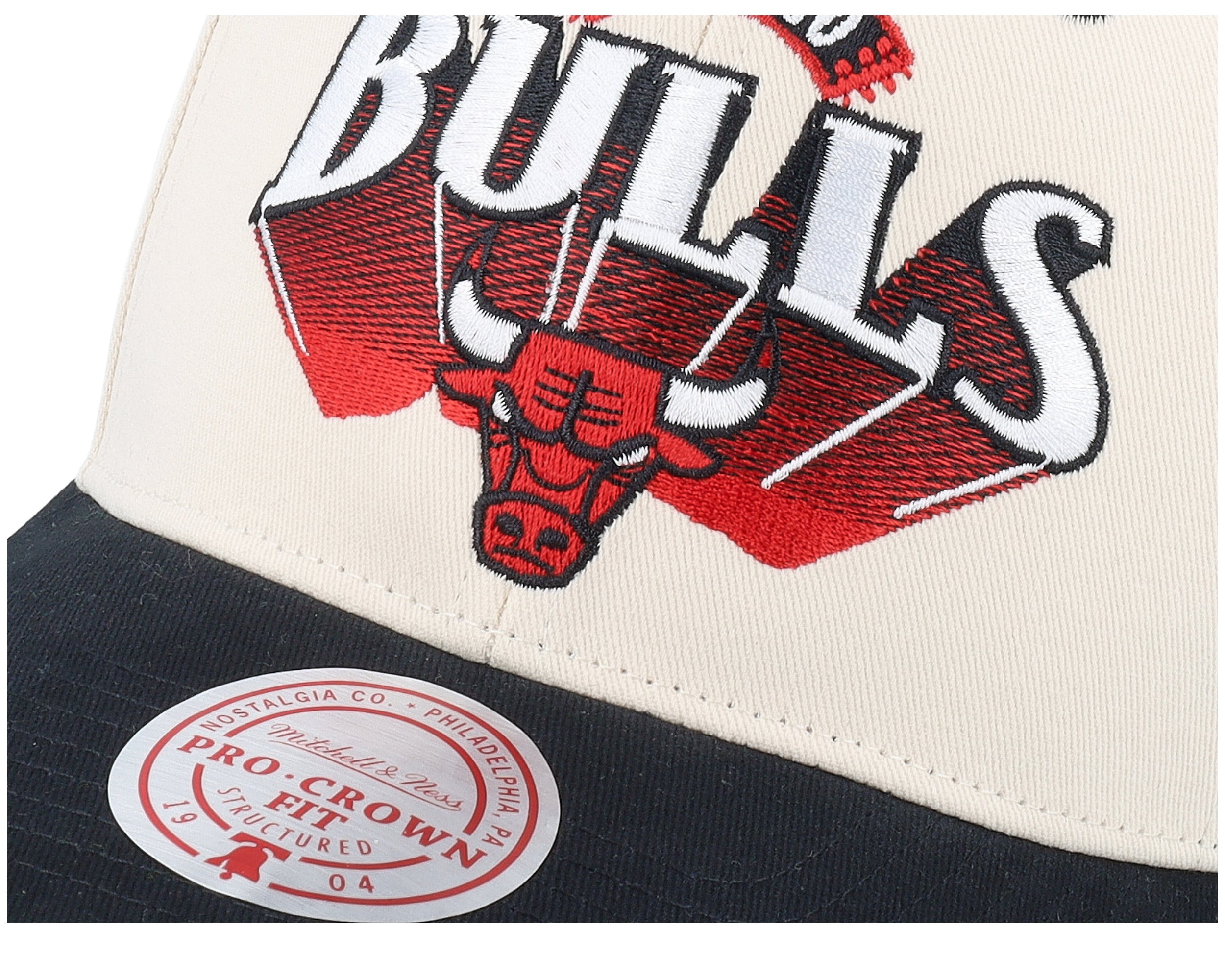 Mens Mitchell & Ness NBA HORIZON PRO SNAPBACK BULLS