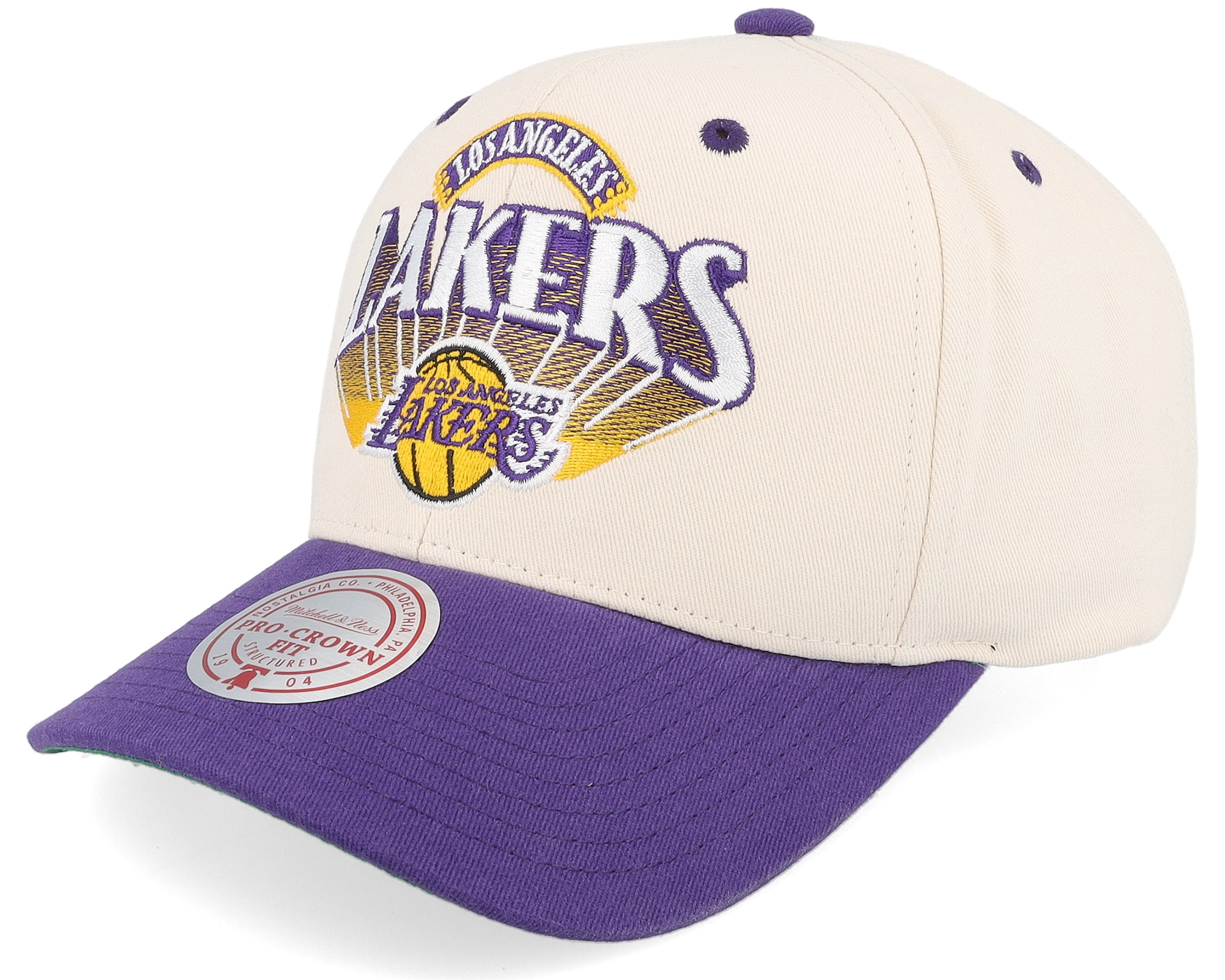 Mens Mitchell & Ness NBA HORIZON PRO SNAPBACK LAKERS