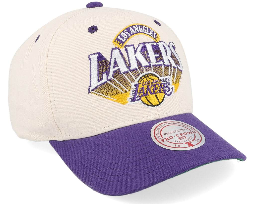 Mens Mitchell & Ness NBA HORIZON PRO SNAPBACK LAKERS
