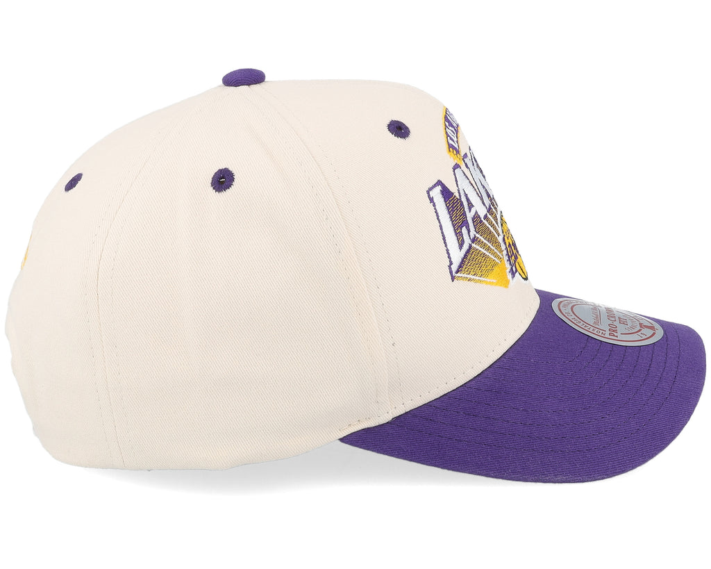 Mens Mitchell & Ness NBA HORIZON PRO SNAPBACK LAKERS