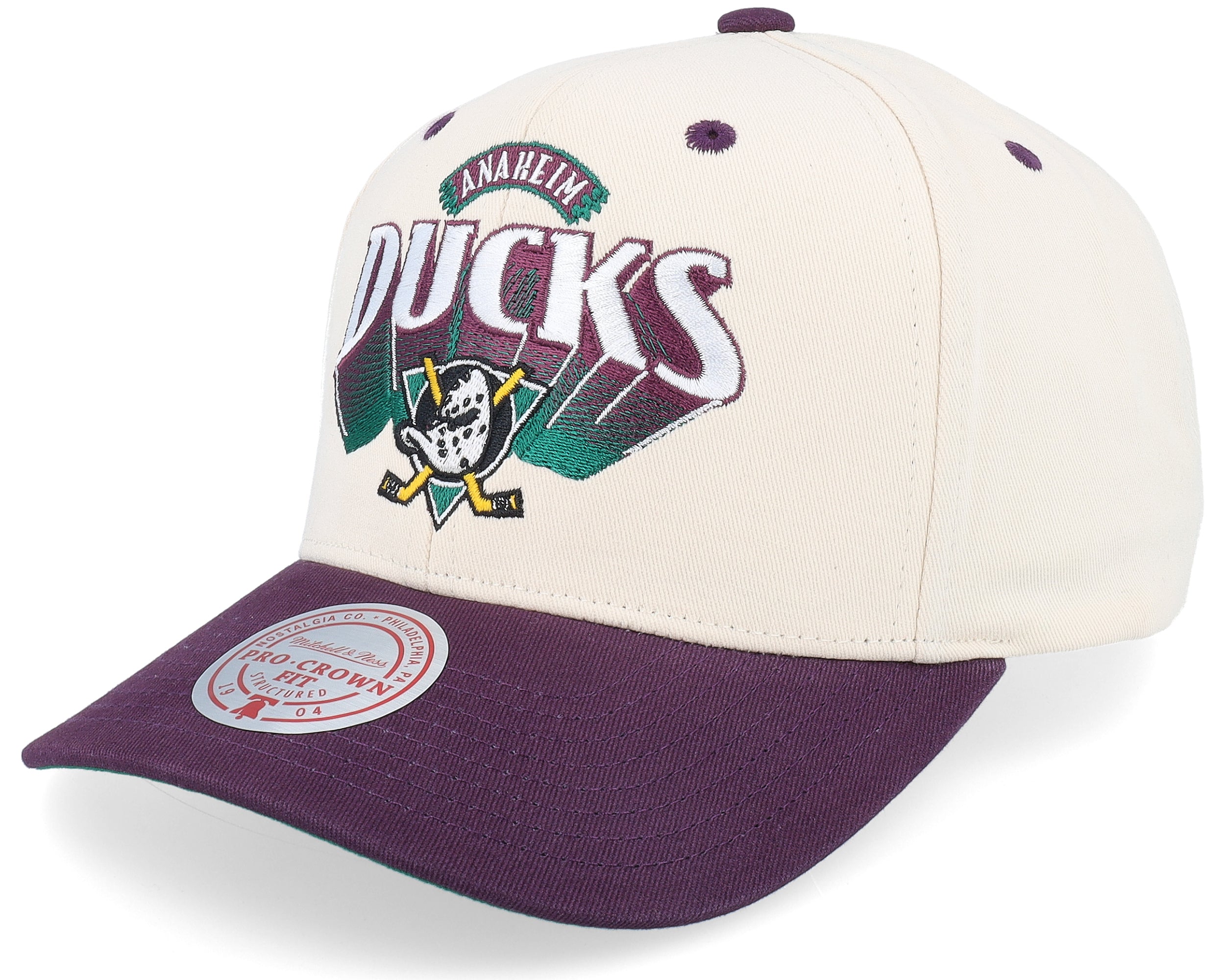 Mens Mitchell & Ness NHL HORIZON PRO SNAPBACK VNTG DUCKS