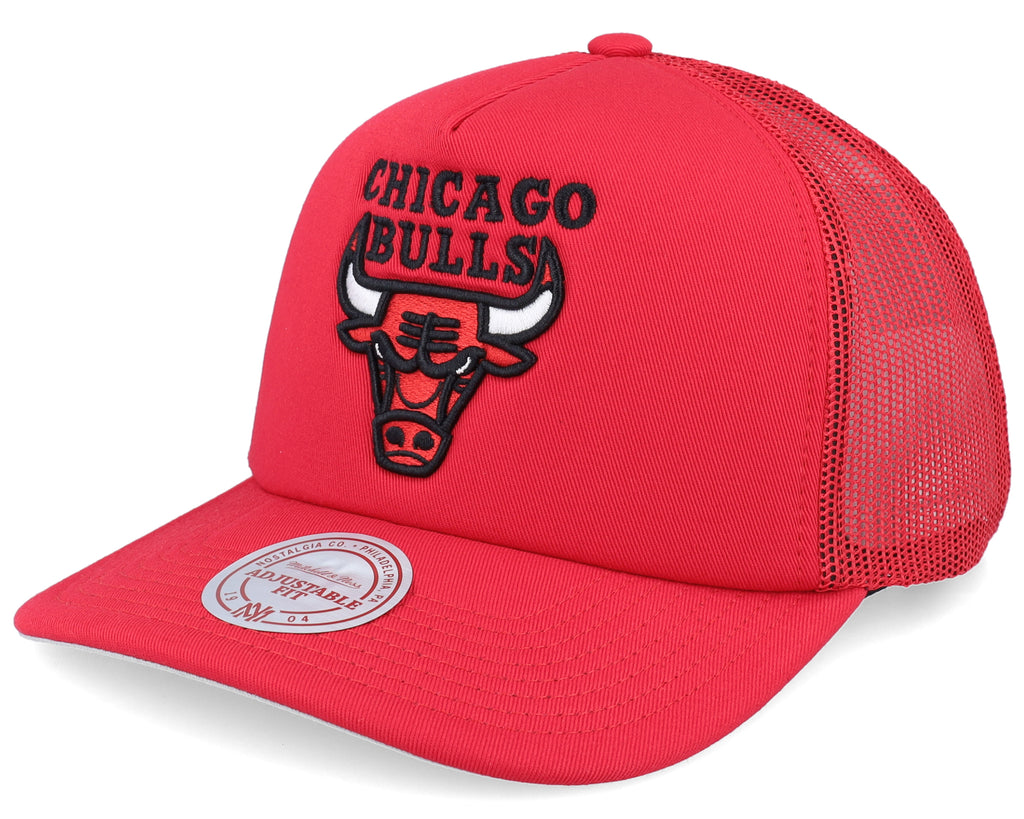 Mens Mitchell & Ness NBA EVERGREEN TRUCKER BULLS