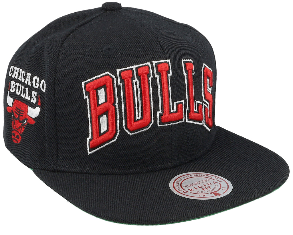 Mens Mitchell & Ness NBA TRIPLE PLAY SNAPBACK BULLS